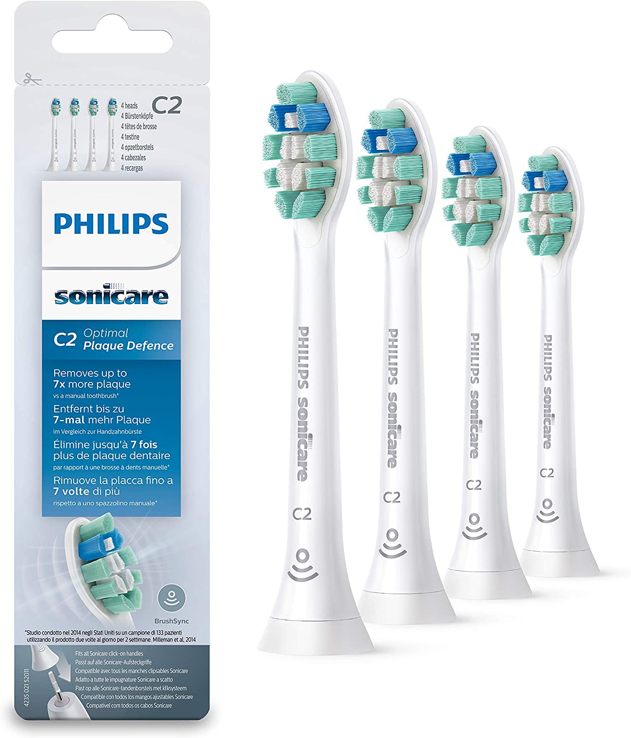 Philips Sonicare HX9024/10 C2 Plaque Defense Ersatzbürsten