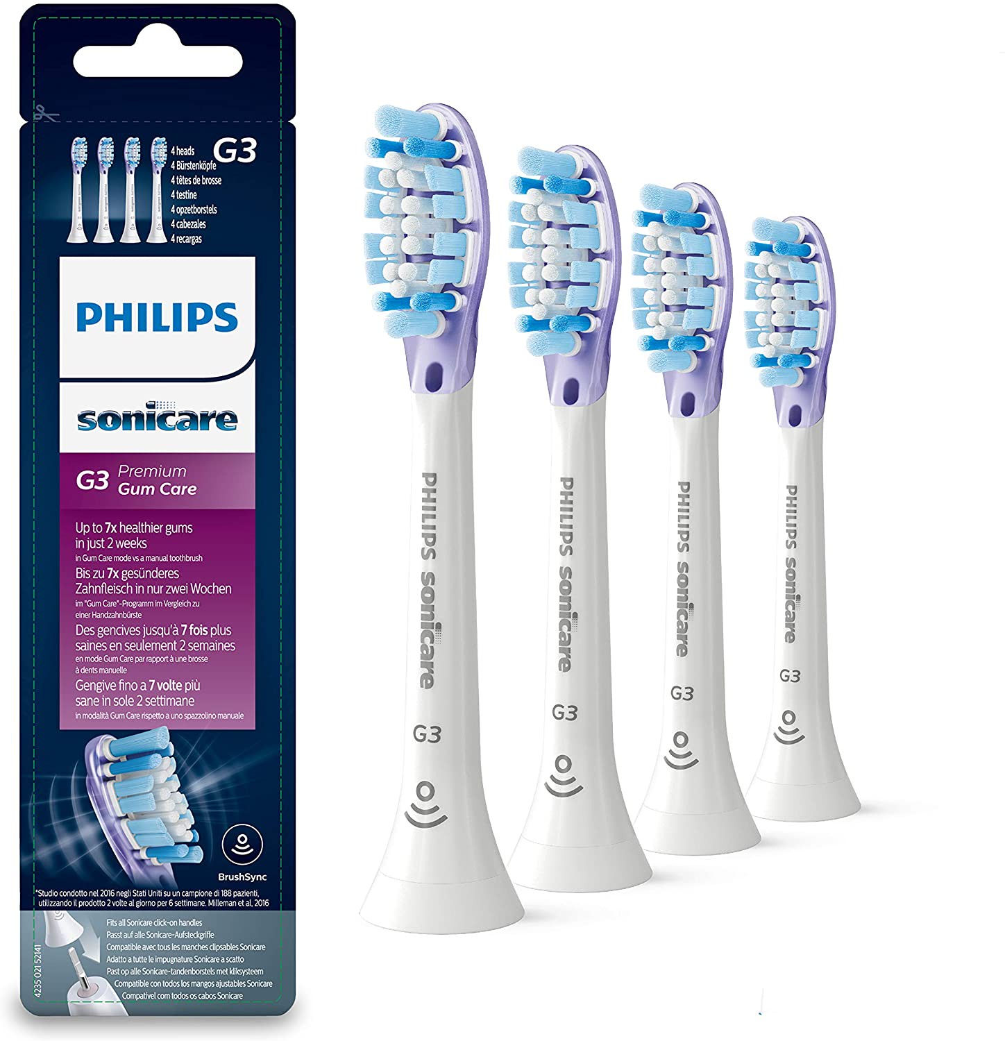 Philips Sonicare HX9054/17 G3 Gum Care White Ersatzbürsten