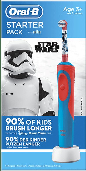 Oral-B Kids Starter Pack Star Wars elektrische Kinderzahnbürste