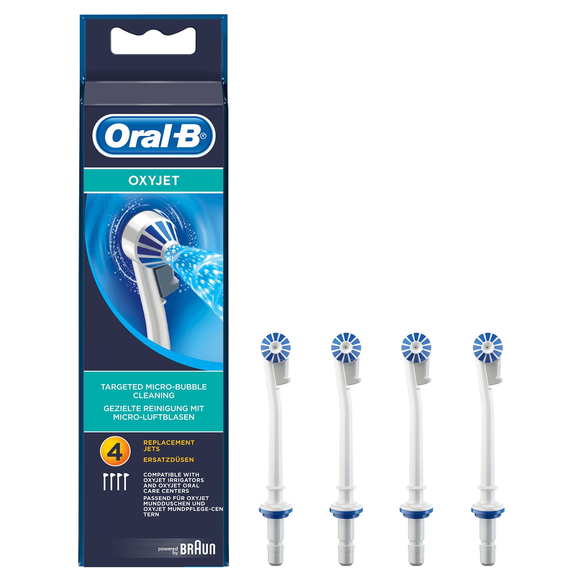Oral-B OxyJet ED-17-4 Aufsteckdüsen, 4 Stück