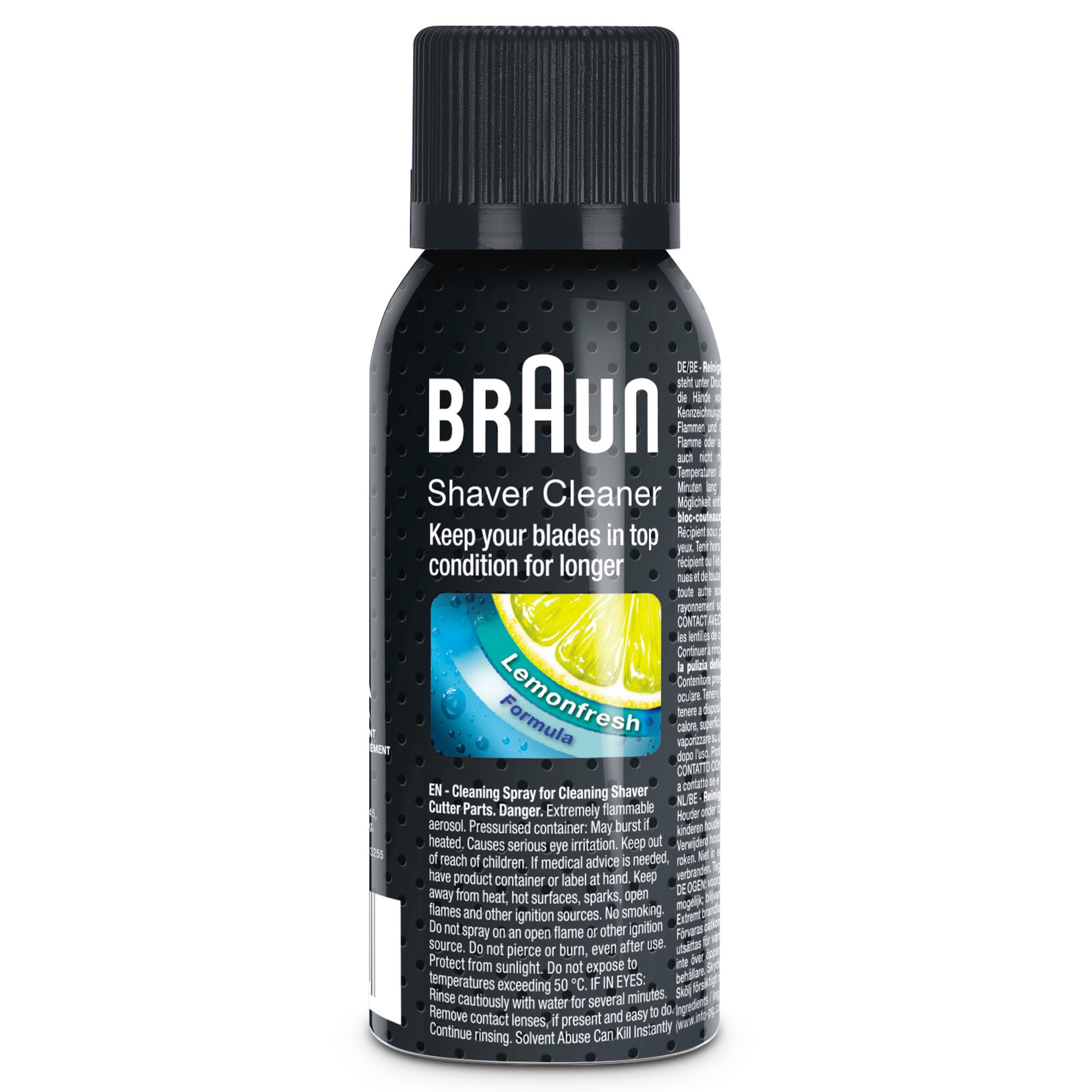 Braun Reinigungs-Spray für Rasierer-Scherteile, 100ml