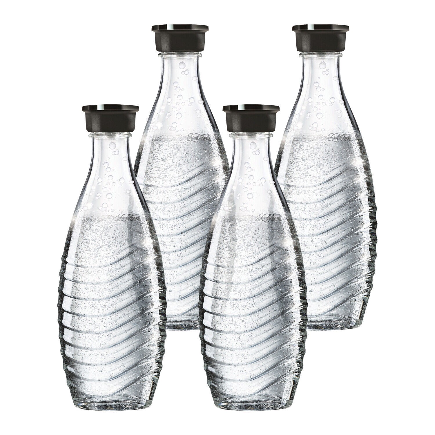 SodaStream Glaskaraffe 0,6 L 4er-Pack