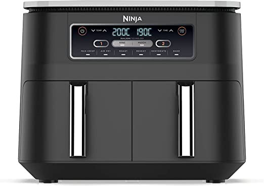 Ninja AF300EU DualZone AirFryer, Foodi Heißluft-Fritteuse 