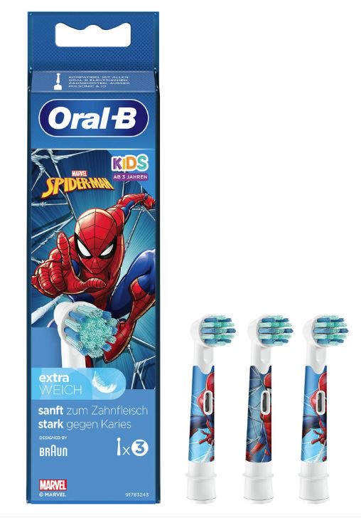 Oral-B EB10S-3 Stages Power Spiderman Aufsteckbürsten