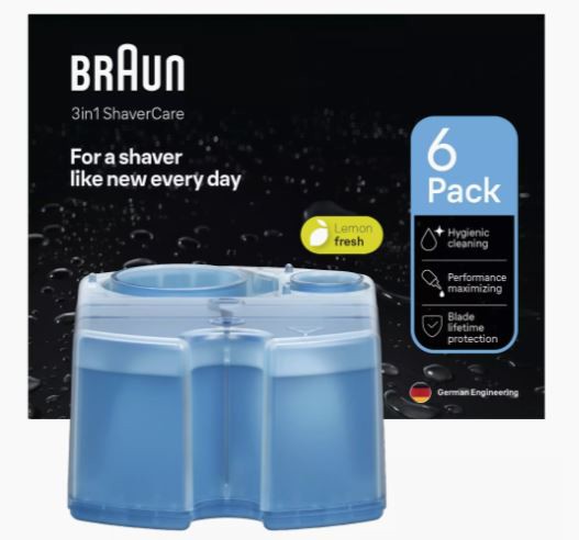 Braun Rasierer-Reinigungsstation Nachfüllkart. 6er