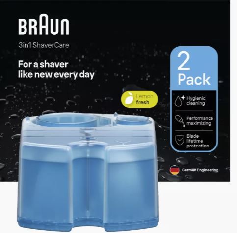 Braun Rasierer-Reinigungsstation Nachfüllkart. 2er
