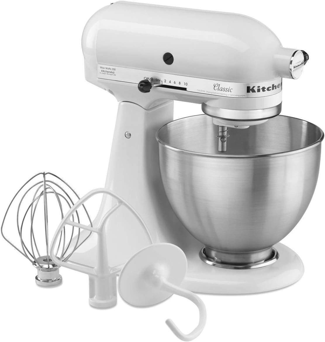 KitchenAid MIXER 5K45SSEWH white