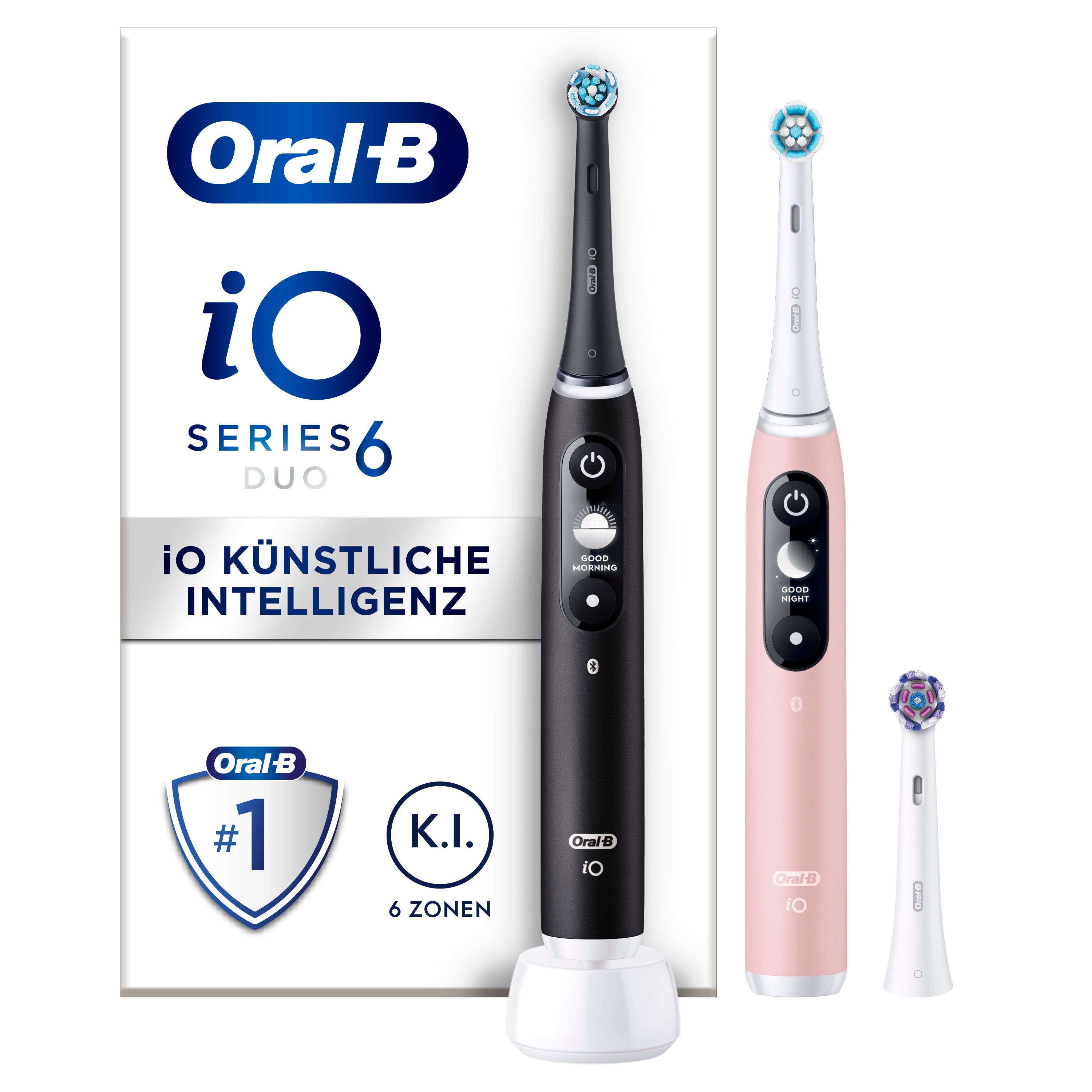 Oral-B iO Series 6 black Lava/Pink Sand elektrische Zahnbürste