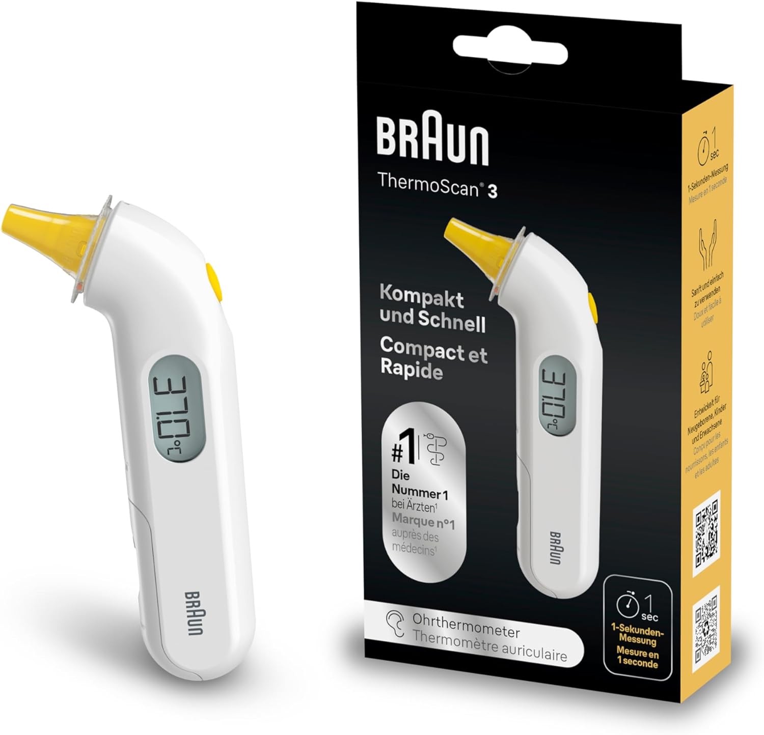 Braun IRT 3030 WE ThermoScan Thermometer