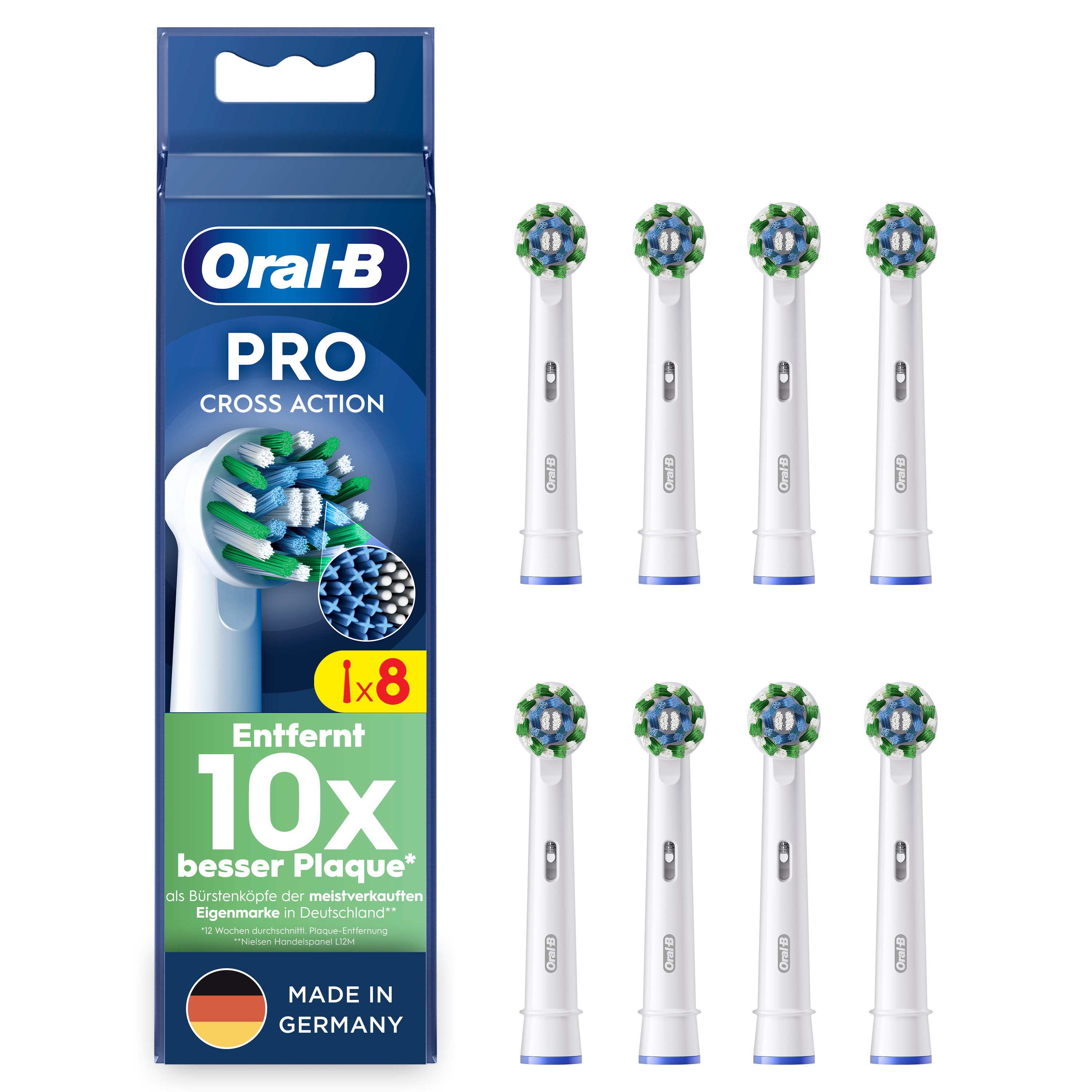 Oral-B EB50RX-8 Pro CrossAction Ersatzbürsten 