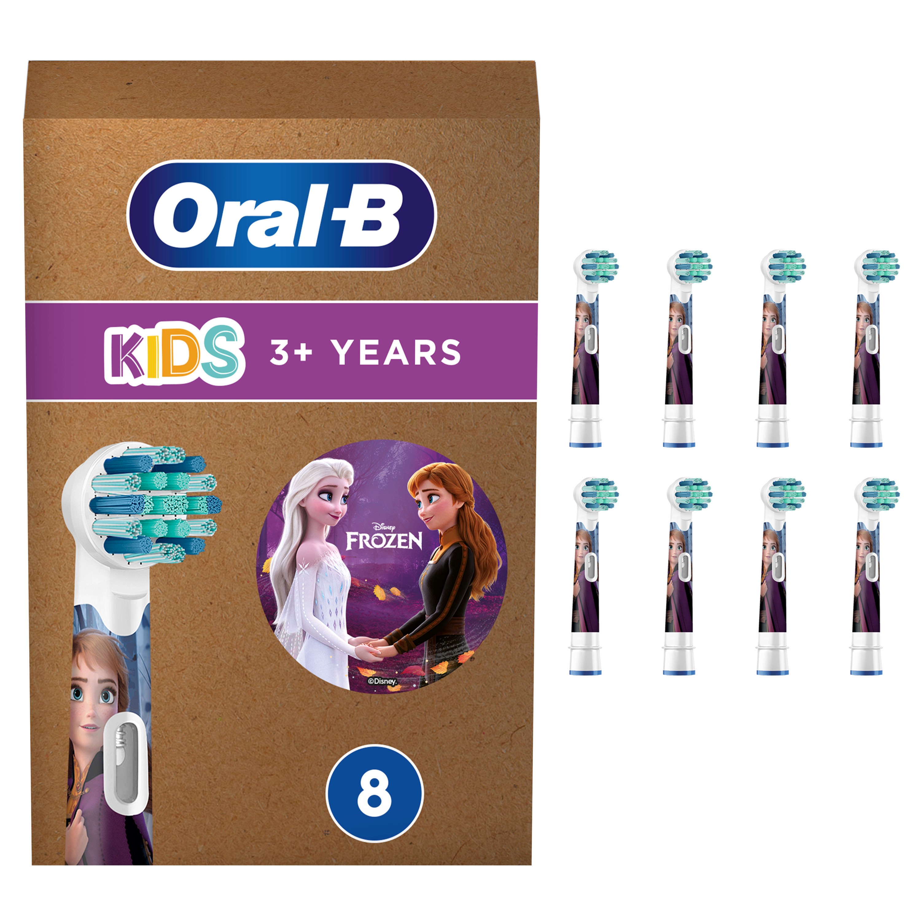 Oral-B EB10-8 Frozen Aufsteckbürsten für Elektrische Kinderzahnbürste