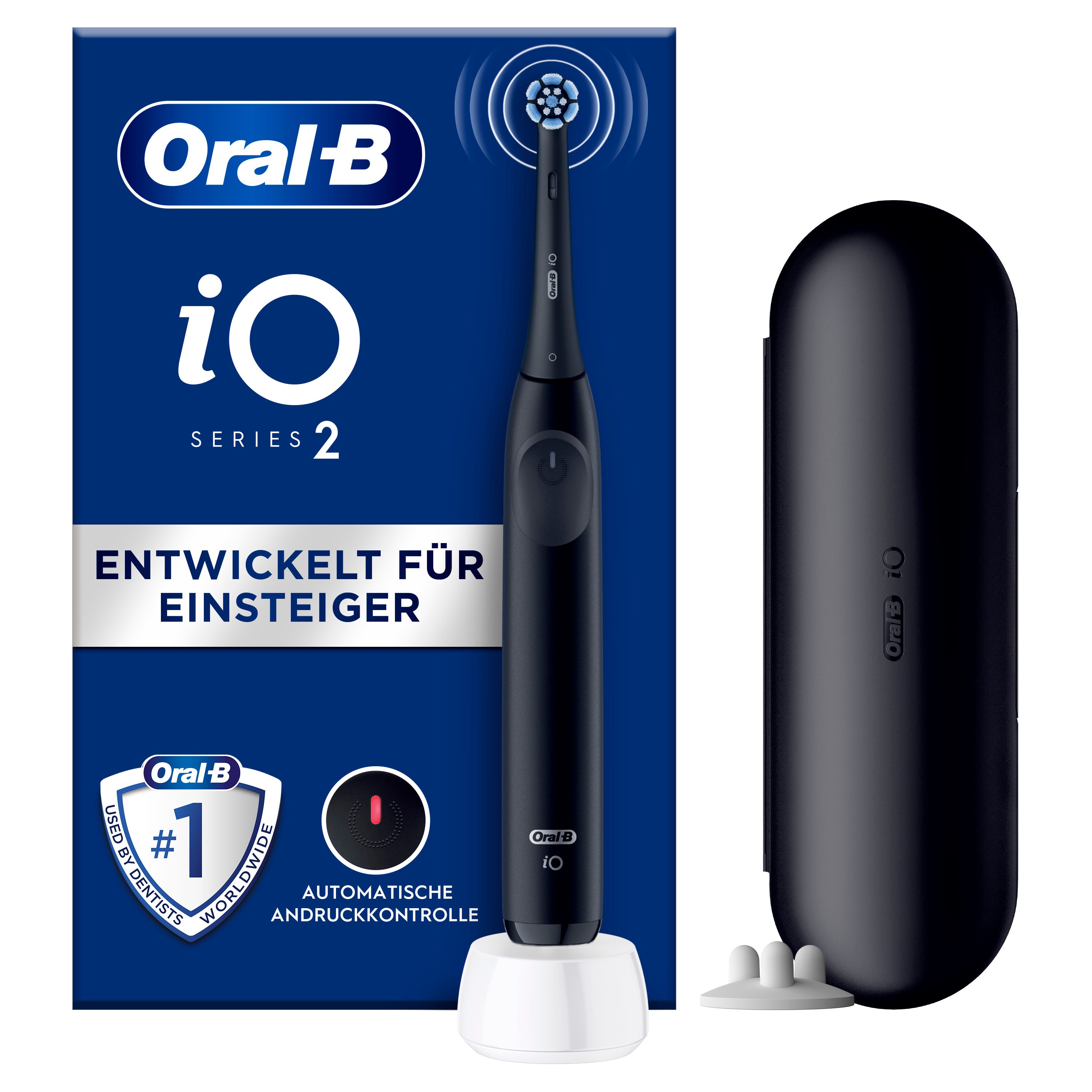 Oral-B iO Series 2 Elektrische Zahnbürste, Night Black