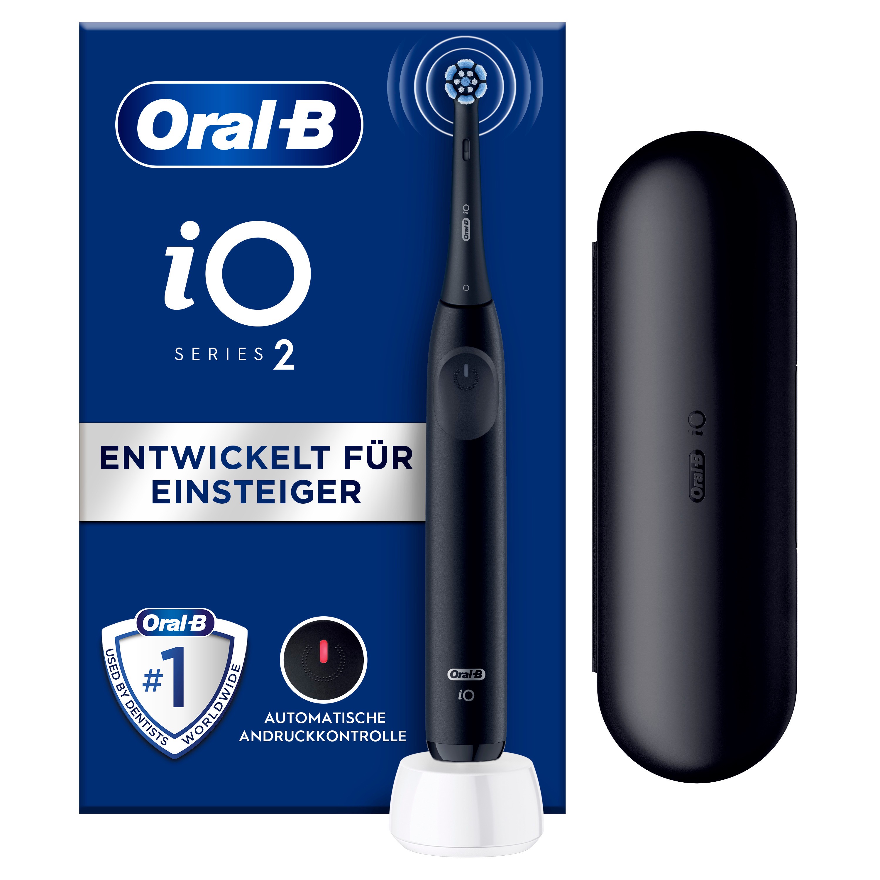Oral-B iO Series 2 Elektrische Zahnbürste, Night Black