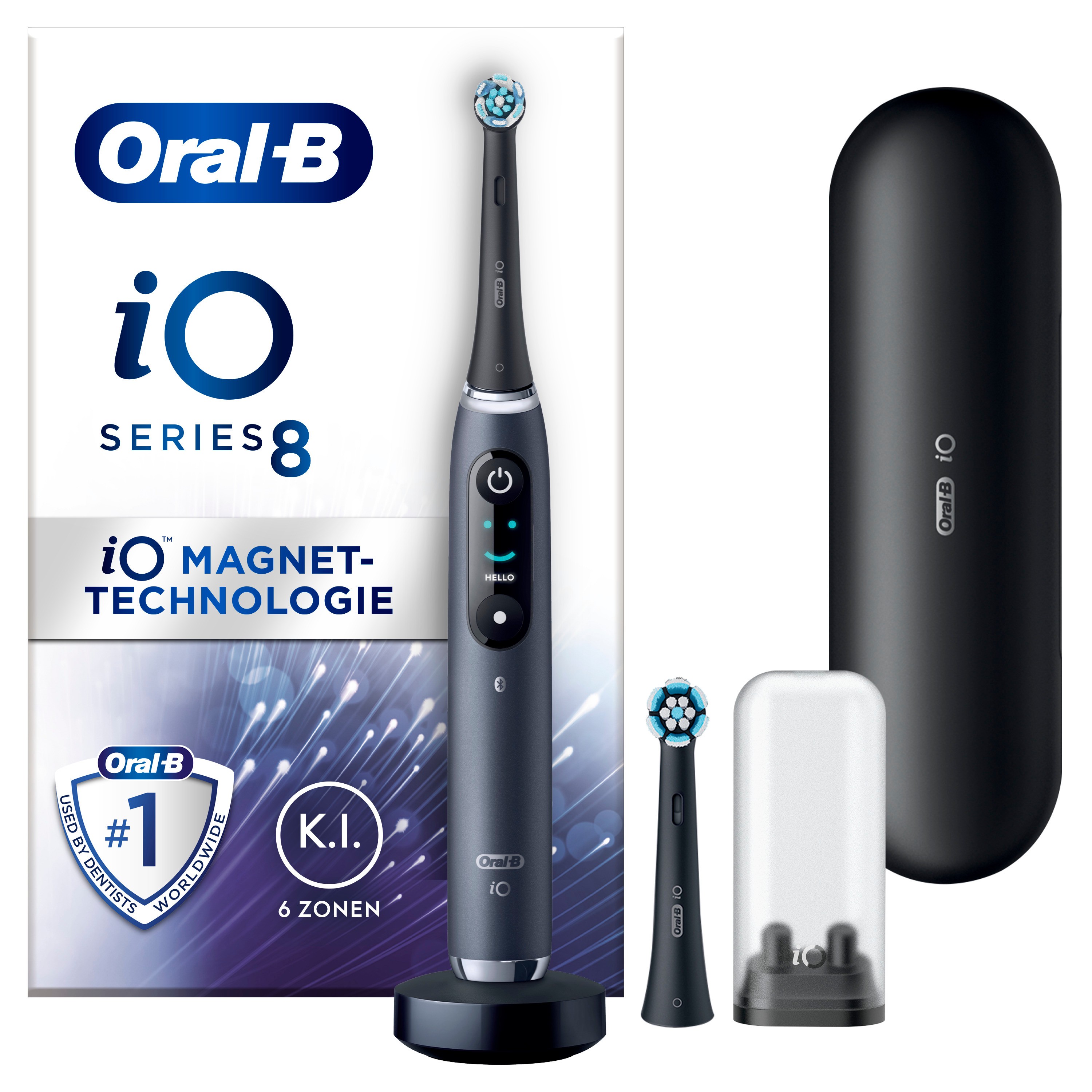 Oral-B iO Series 8N Black Onyx elektrische Zahnbürste