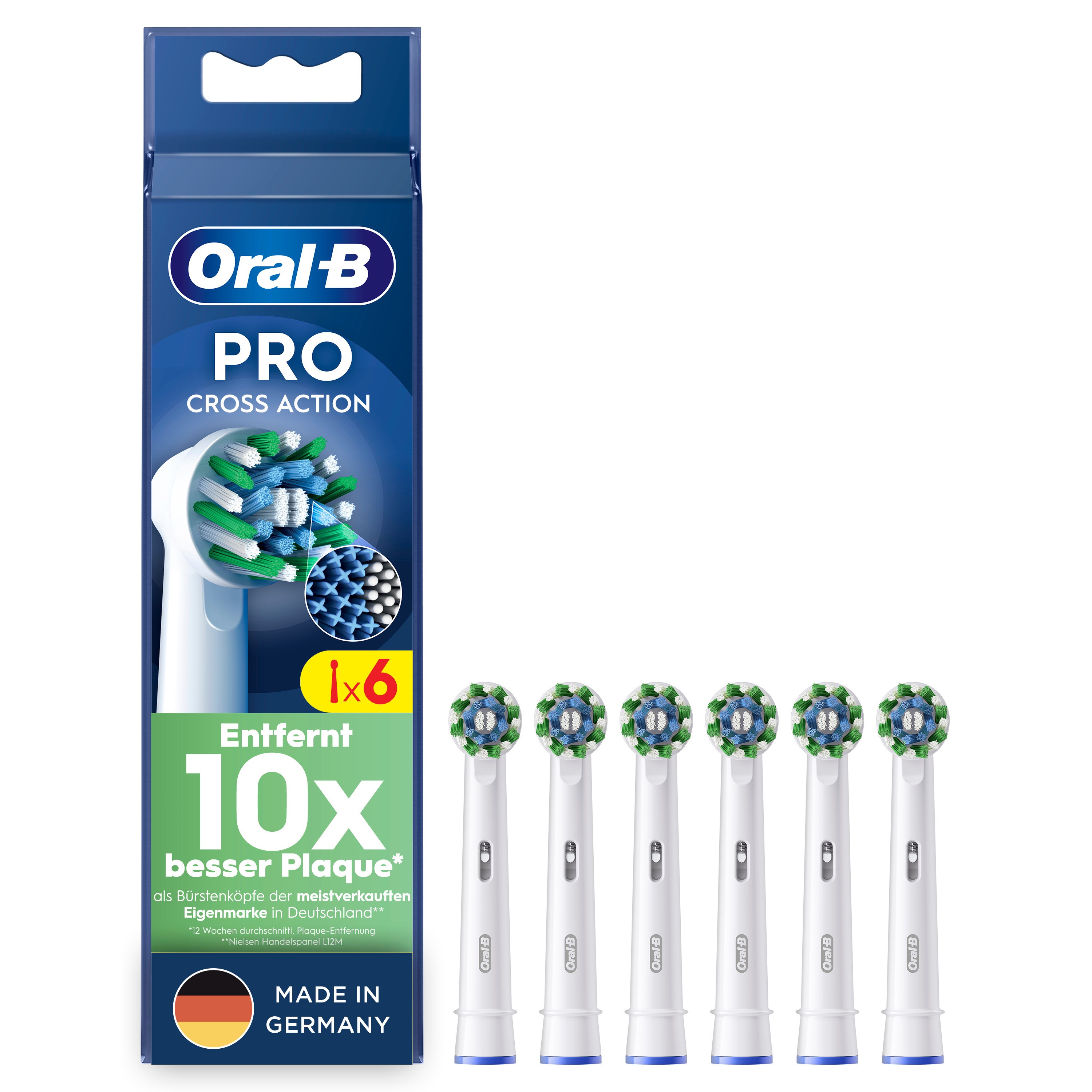 Oral-B Aufsteckbürsten Pro CrossAction 6er