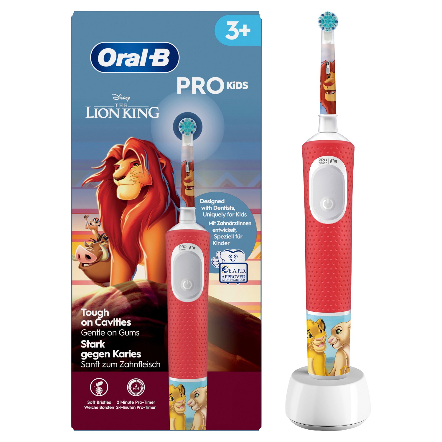 Oral-B Vitality Pro 103 Elektrische Zahnbürste Kids König der Löwen