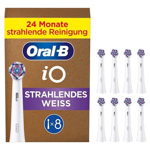 Oral-B iO RB WW-8 Radiant White FFU, Aufsteckbürsten