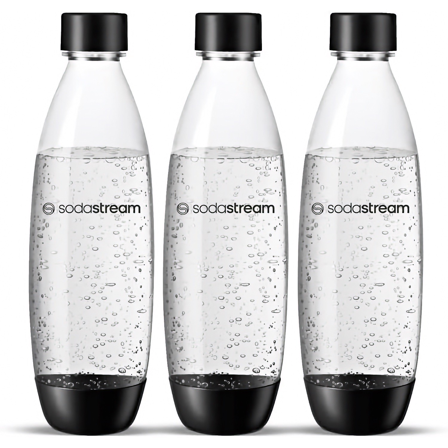 SodaStream Fuse 3x 1L Flaschen black / white