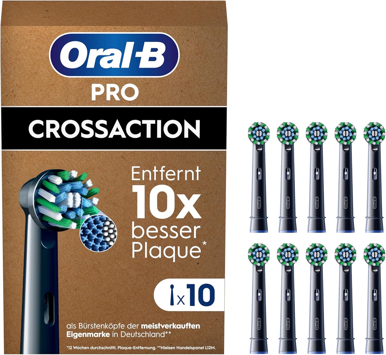 Oral-B Pro CrossAction BLACK 10er FFU