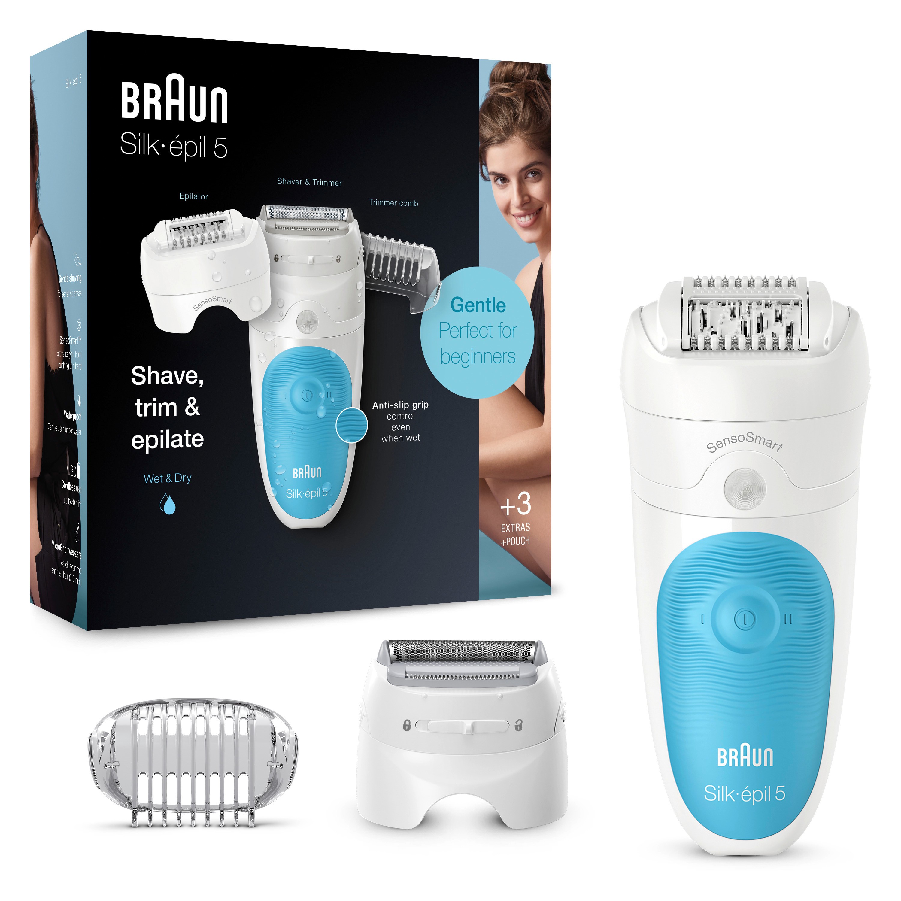 Braun Silk-épil 5-605 SensoSmartTM Epilierer 