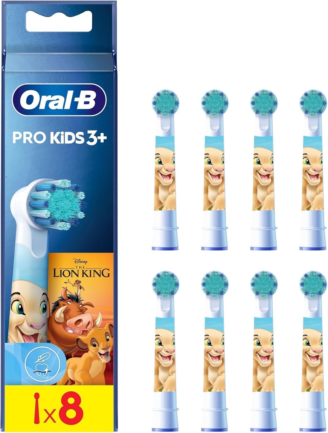 Oral-B EB10S-8 König der Löwen FFS Aufsteckbürsten für Elektrische Kinderzahnbürste