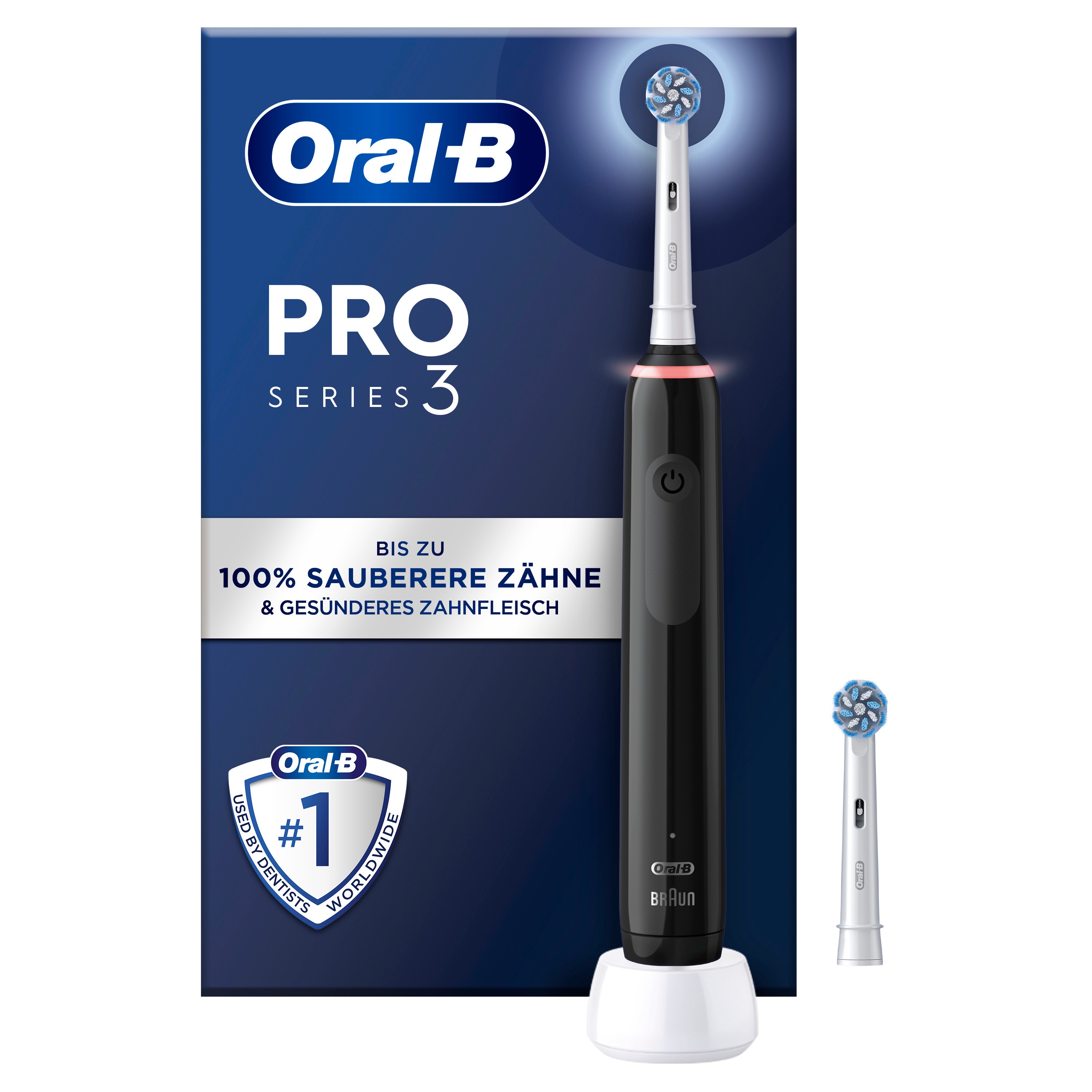 Oral-B Pro 3 3000 Sensitive Clean Black JAS22 elektrische Zahnbürste 