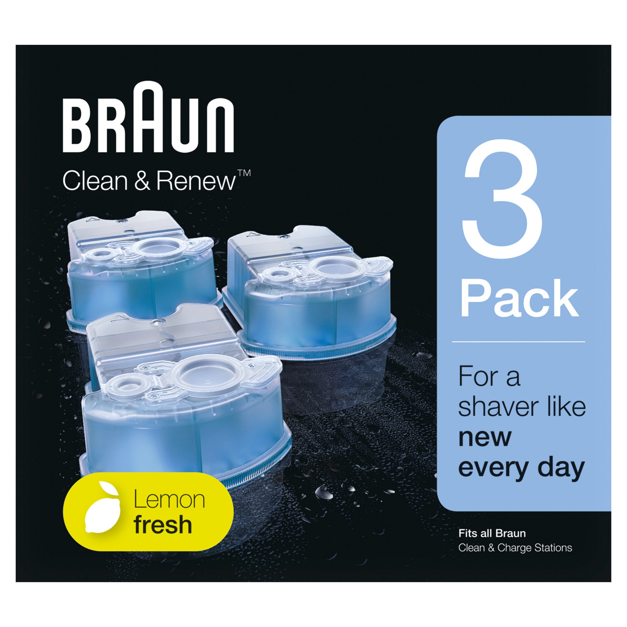 Braun CCR 3 Reinigungskartuschen Für Alle Braunreinigungsstationen CCR