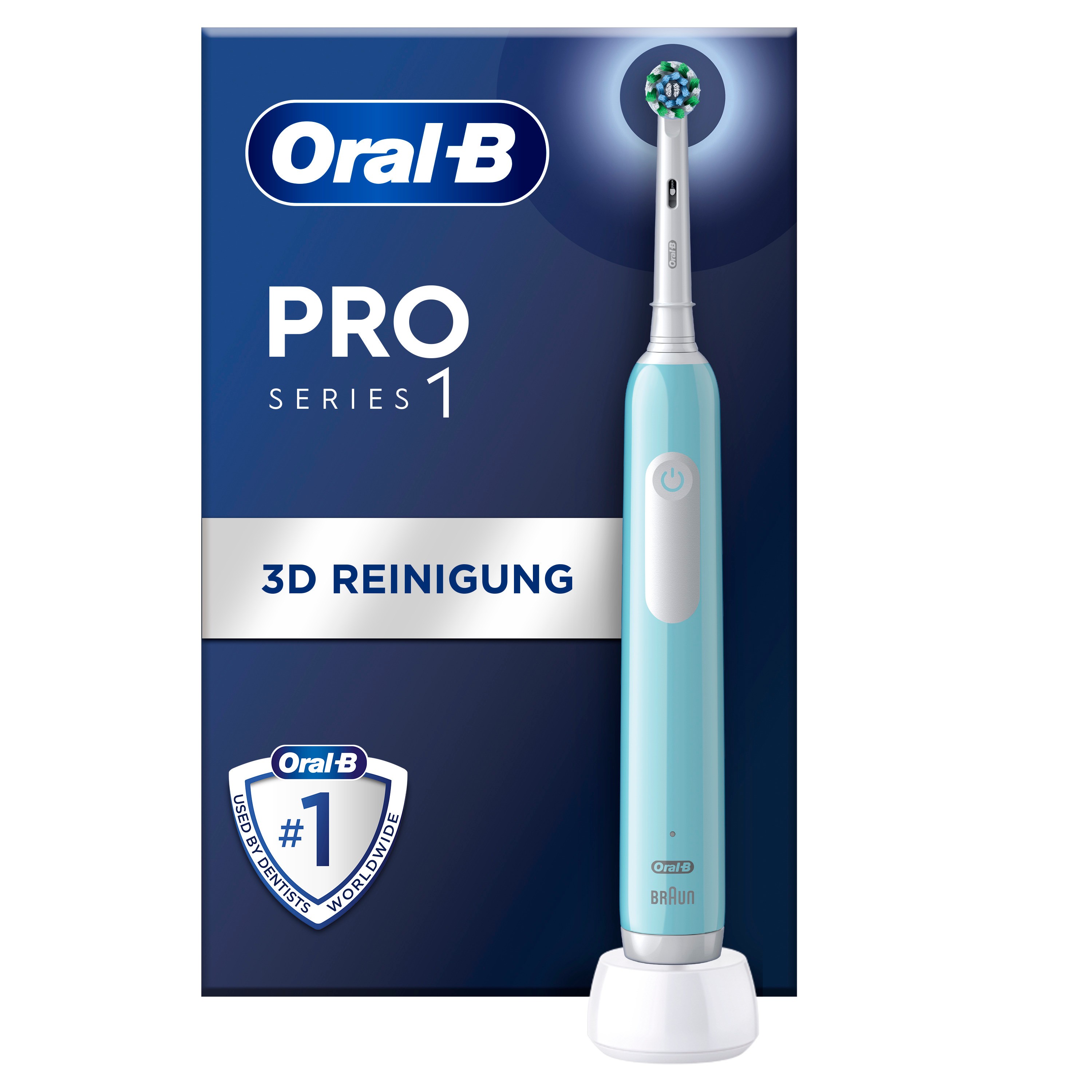 Oral-B Pro 1 Cross Action Caribbean Blue Elektrische Zahnbürste