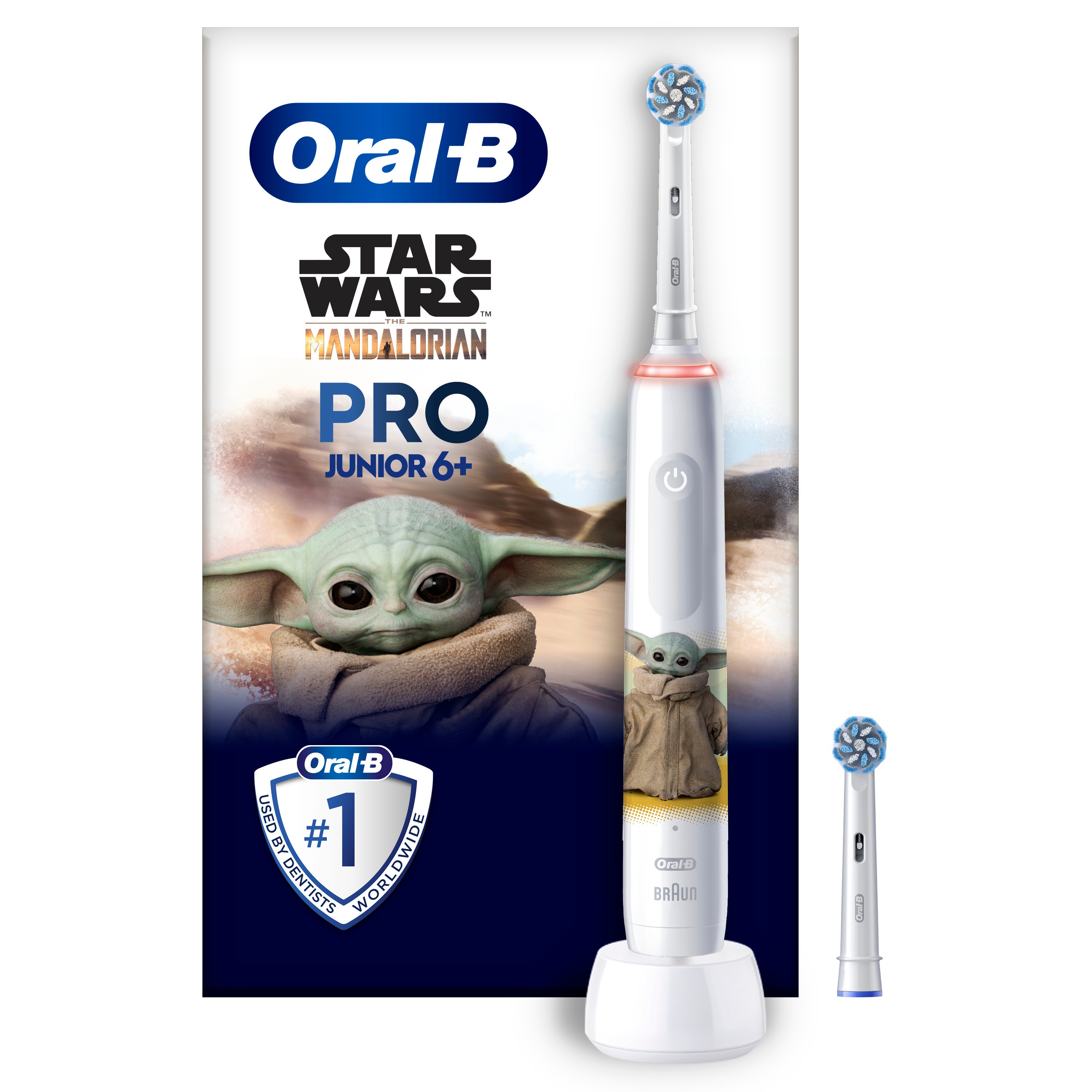 Oral-B Junior Pro Star Wars Mandalorian Elektrische Kinderzahnbürste