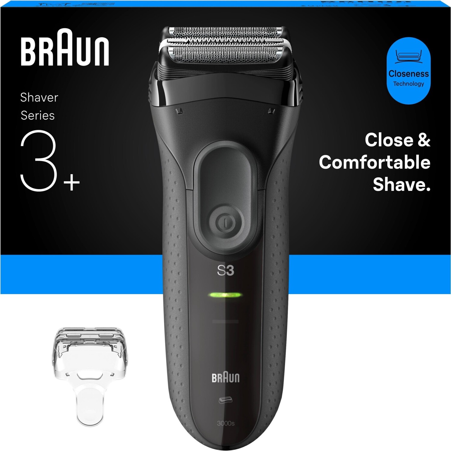 Braun Series 3 3000 Black/Grey