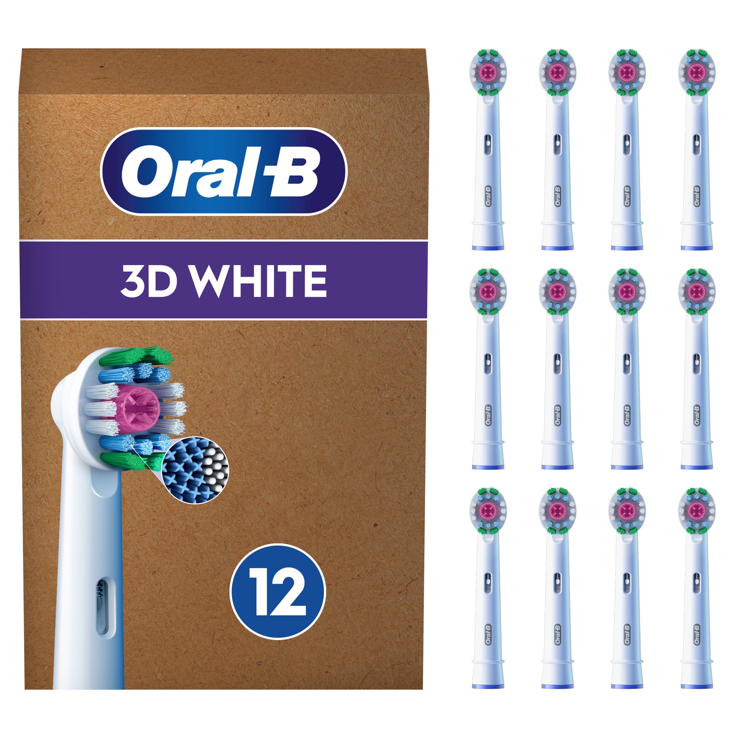 Oral-B Aufsteckbürsten EB18-12 Pro 3D White 12er FFU