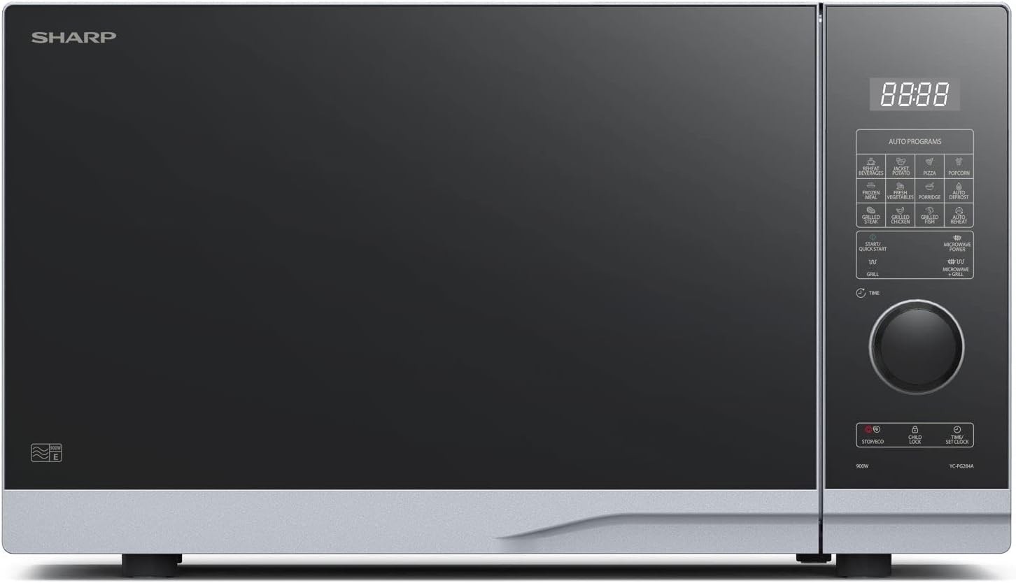SHARP Mikrowelle YC-PG284AE-S 