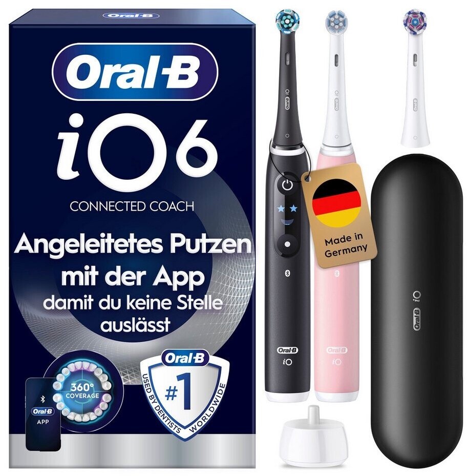 Oral-B iO Series 6 Black Lava/Pink Sand JAS26