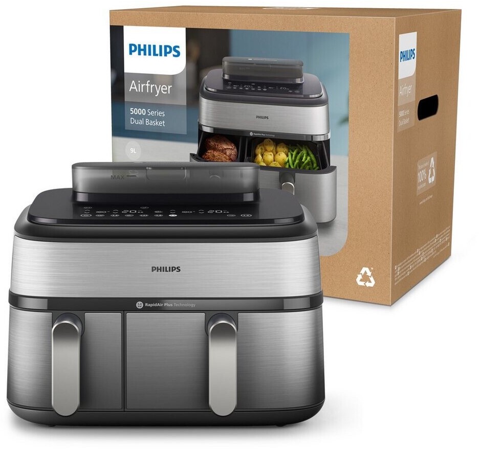 Philips NA555/00 Airfryer Dual silver