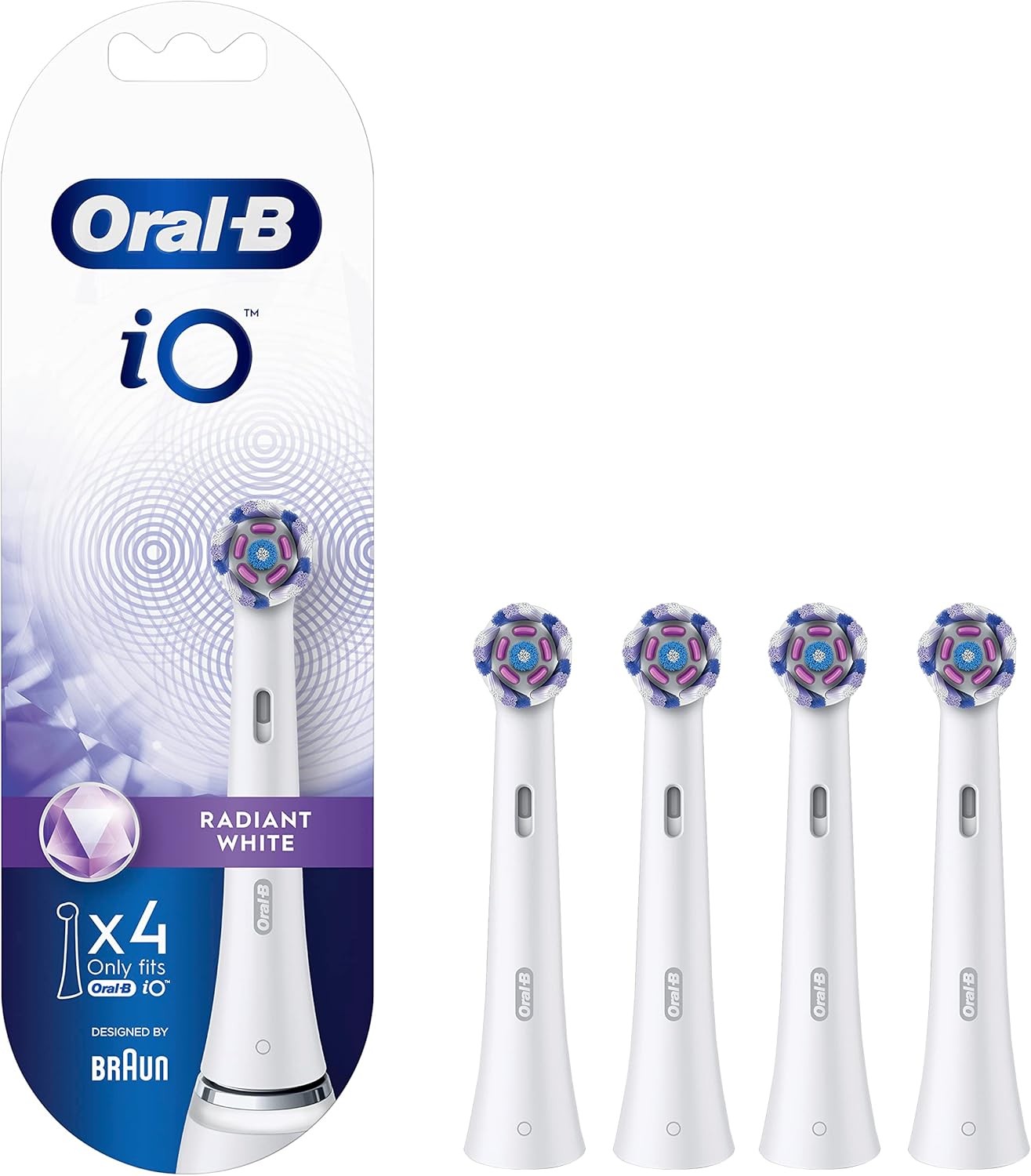 Oral-B iO RB WW-4 Radiant White 4er Aufsteckbürsten