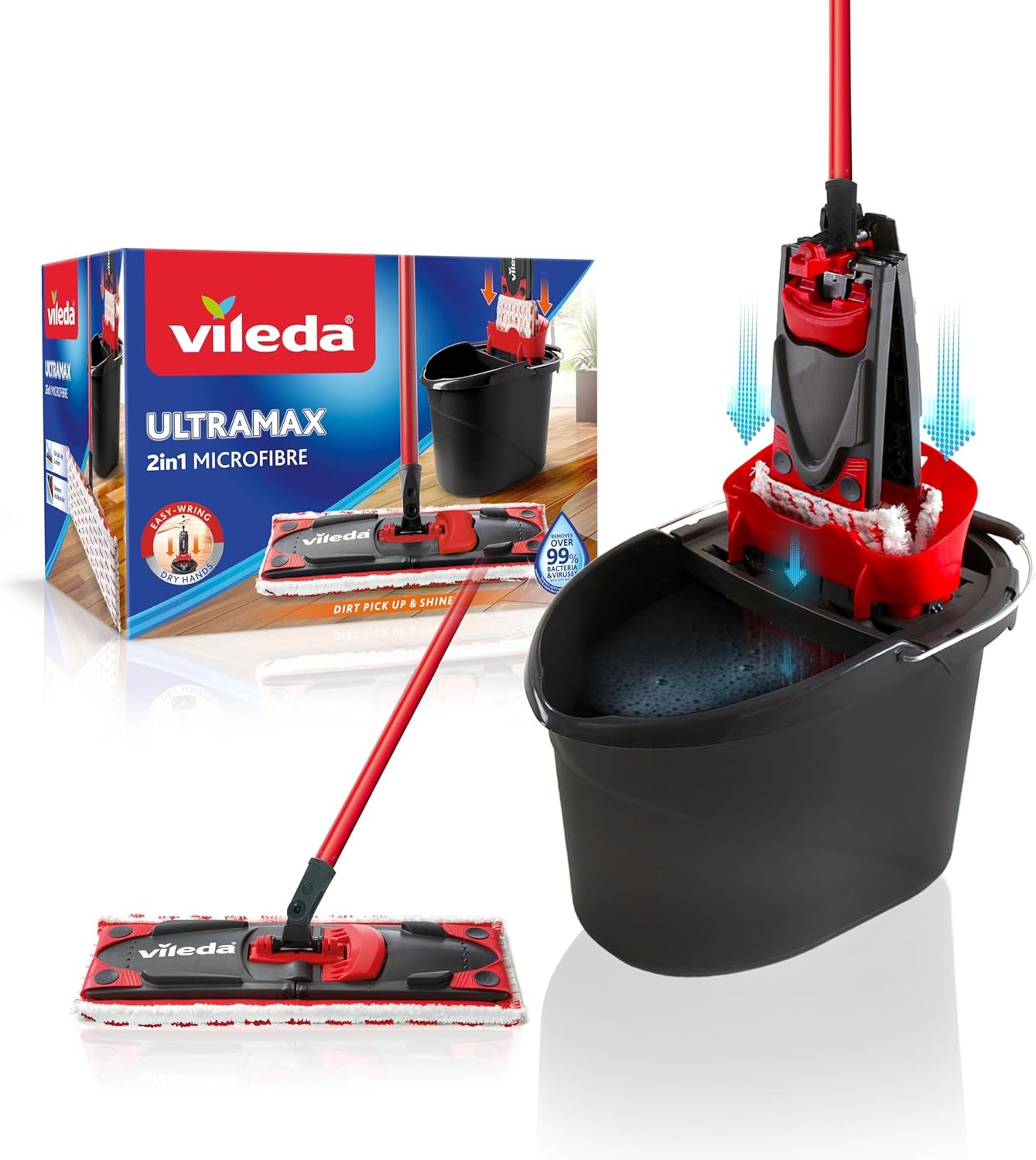 Vileda Ultramax 2in1 Bodenwischer Komplett Set