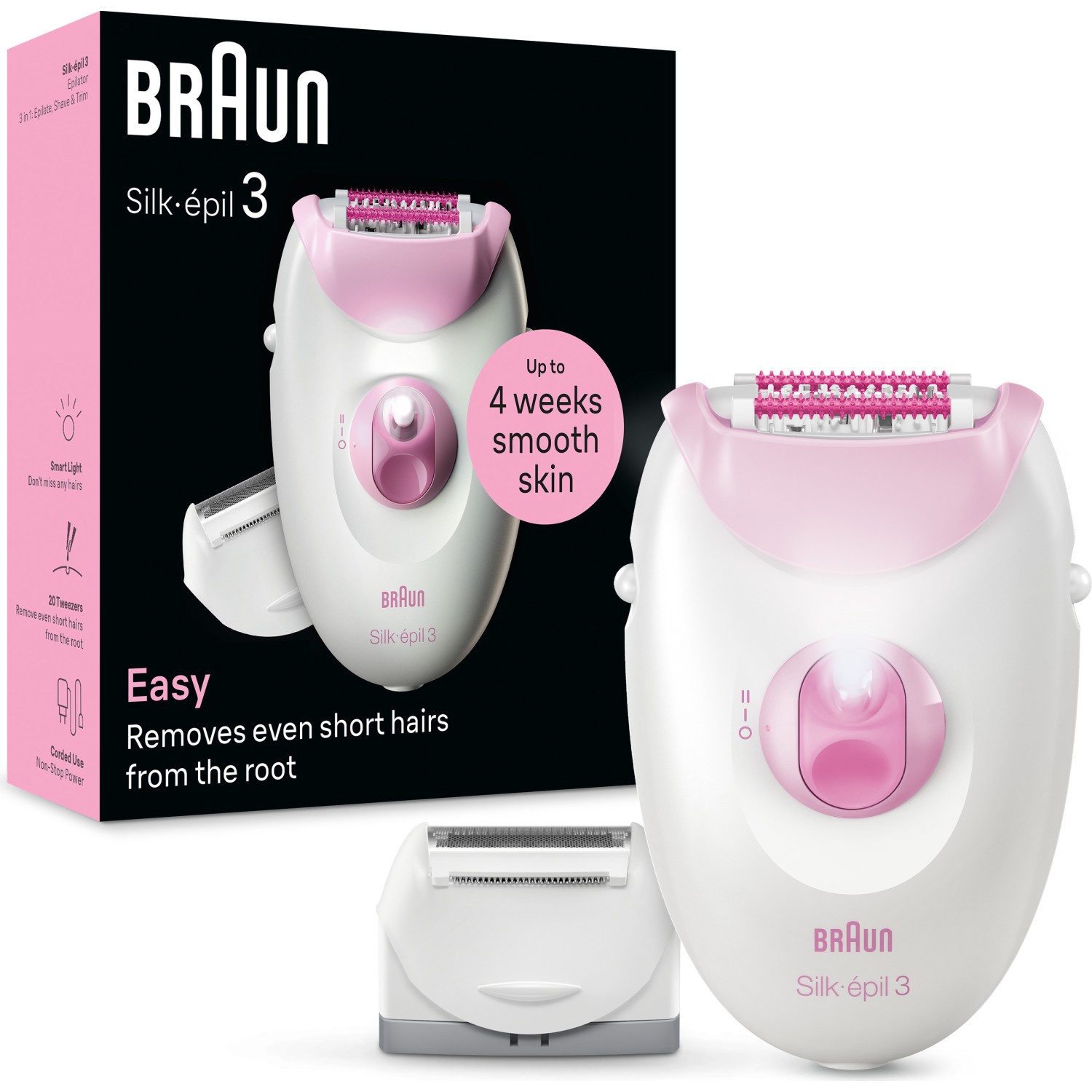 Braun Silk-épil 3-031 kabelgebundener Epilierer