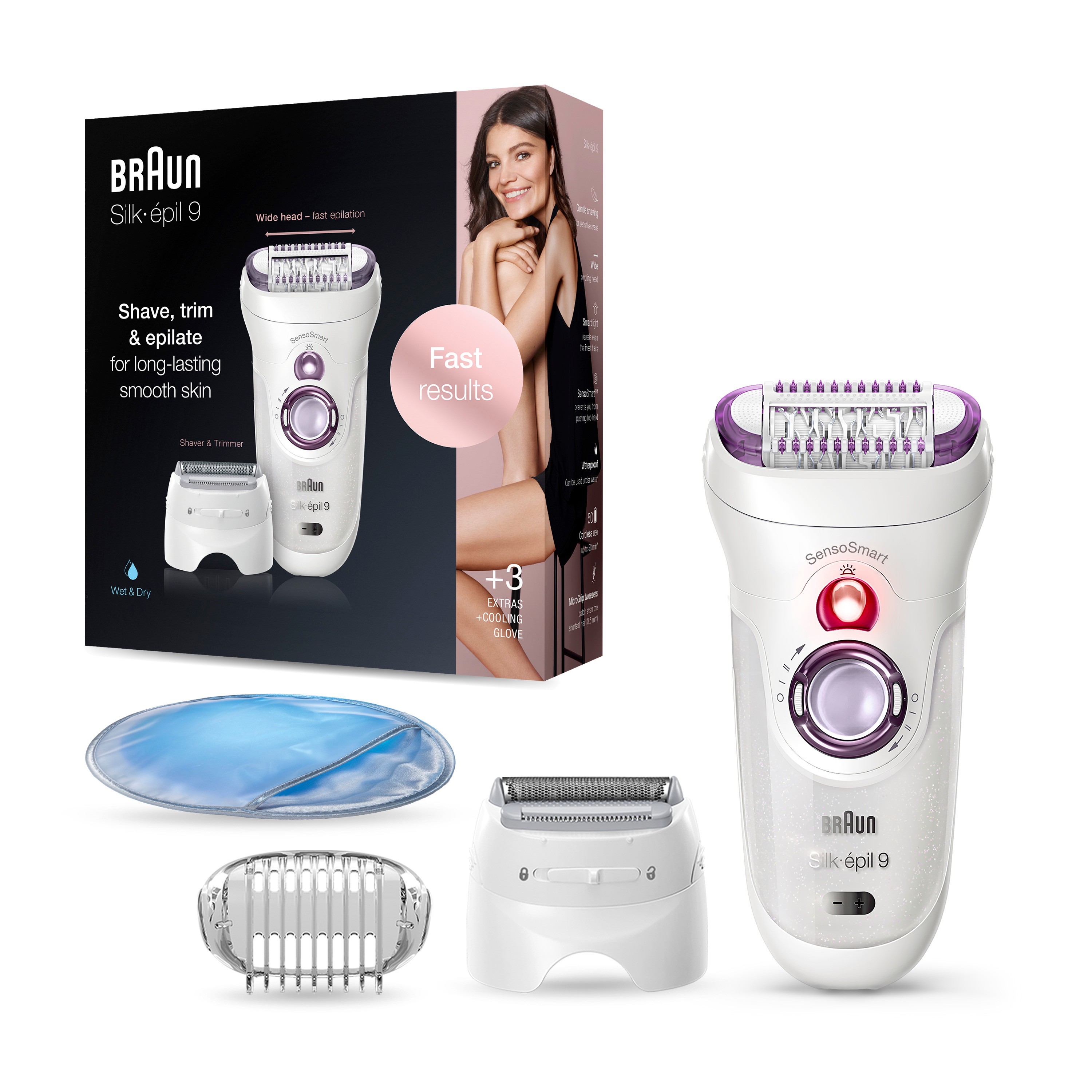 Braun Silk-épil 9-710 SensoSmart Epilierer