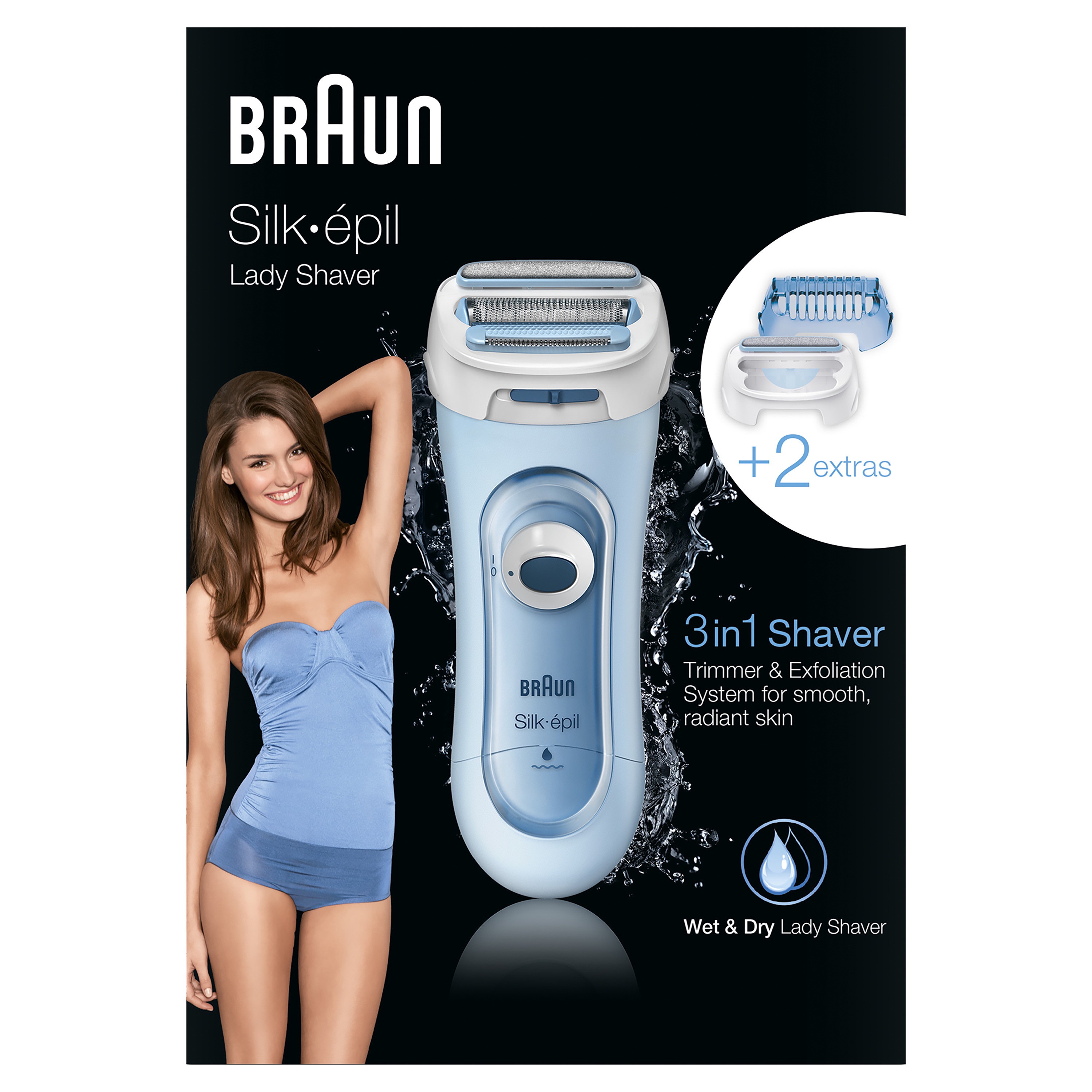 Braun Silk-épil LS 5160 wet & dry Damenrasierer