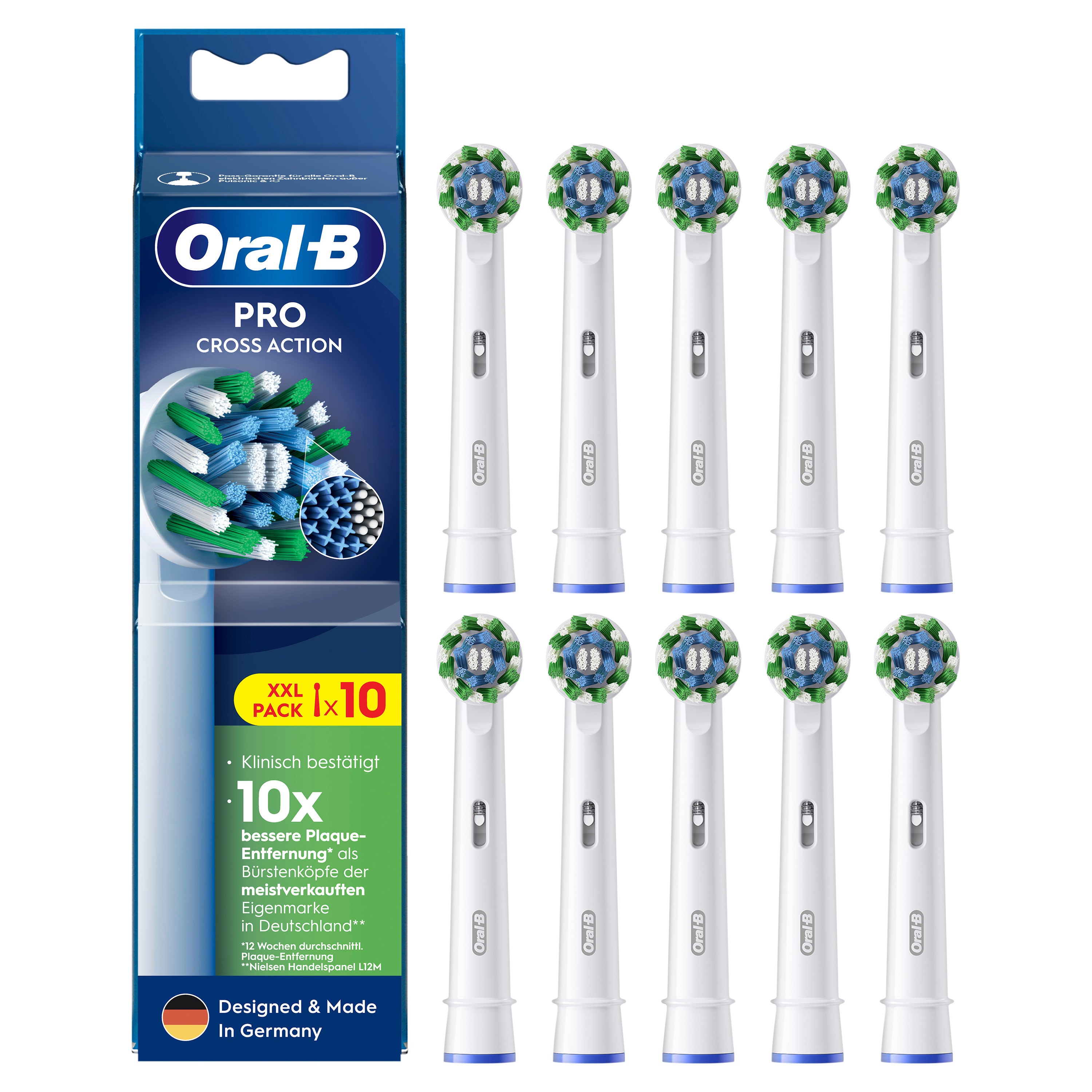 Oral-B EB50RX-10 Pro CrossAction Ersatzbürsten 10er Pack
