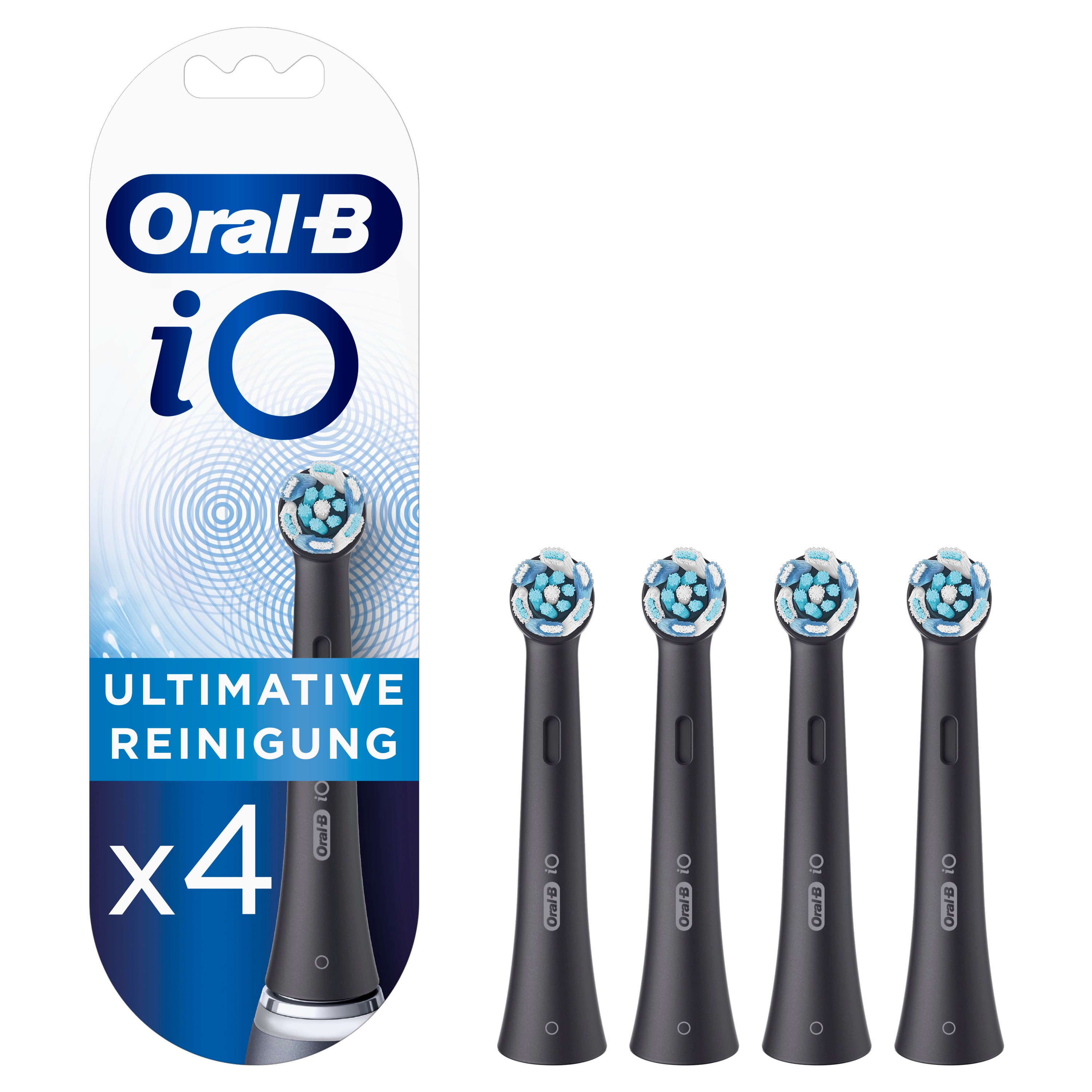 Oral-B iO Ultimative Reinigung black  Ersatzbürsten 4er