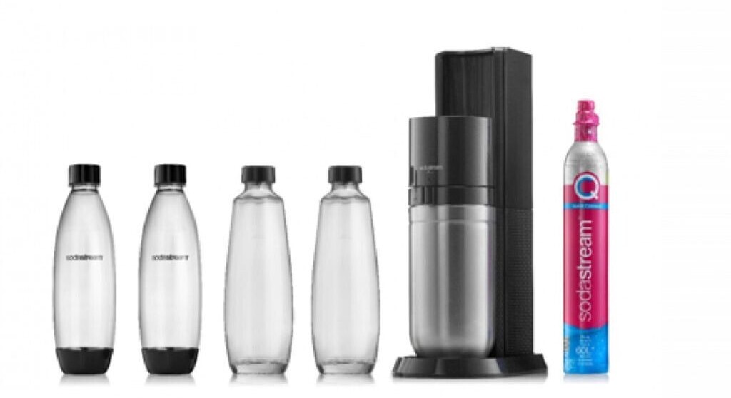 Sodastream DUO Vorteils-Pack, Titan mit 4 Fl. EU