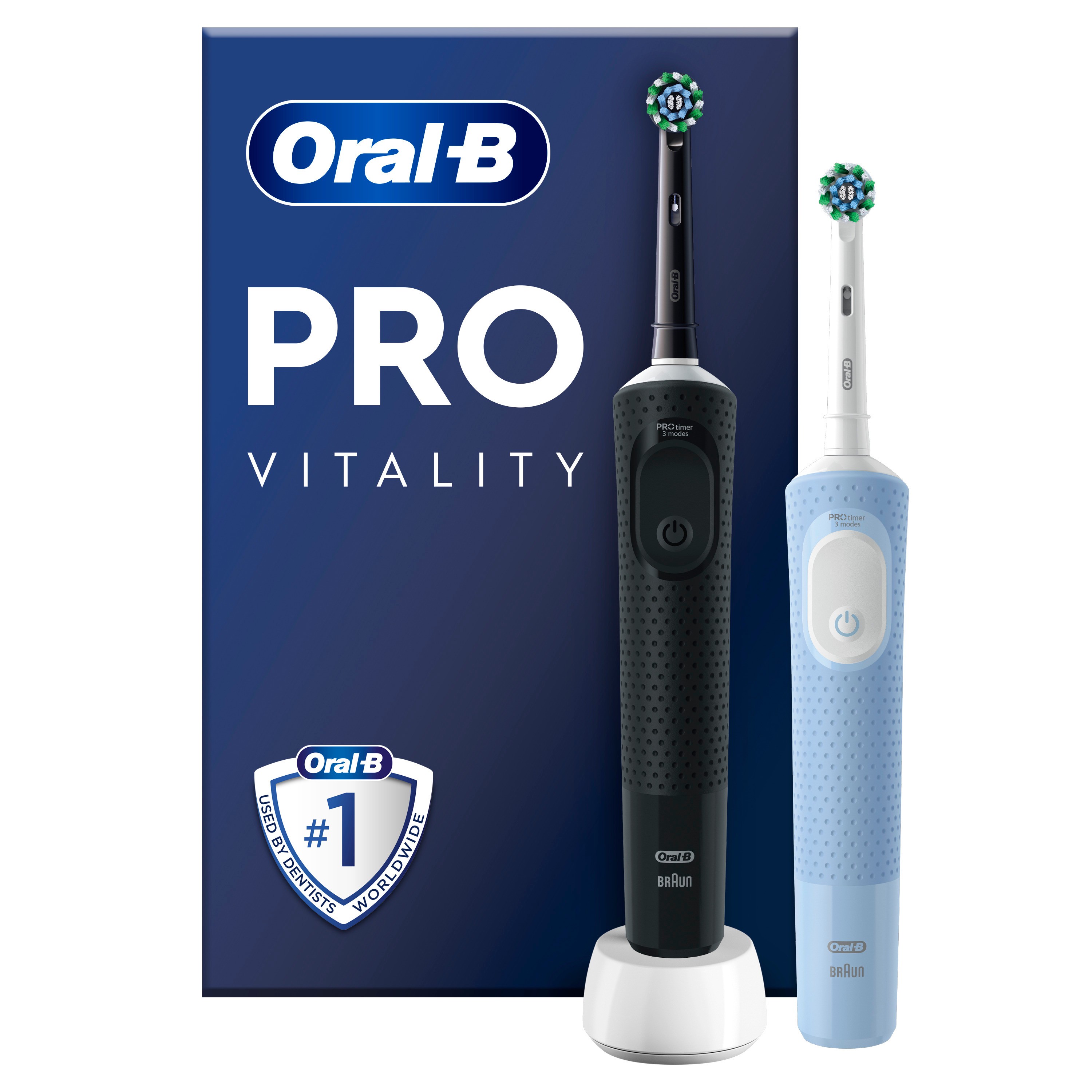 Oral-B Vitality Pro D103 Duo black/blue Elektrische Zahnbürste