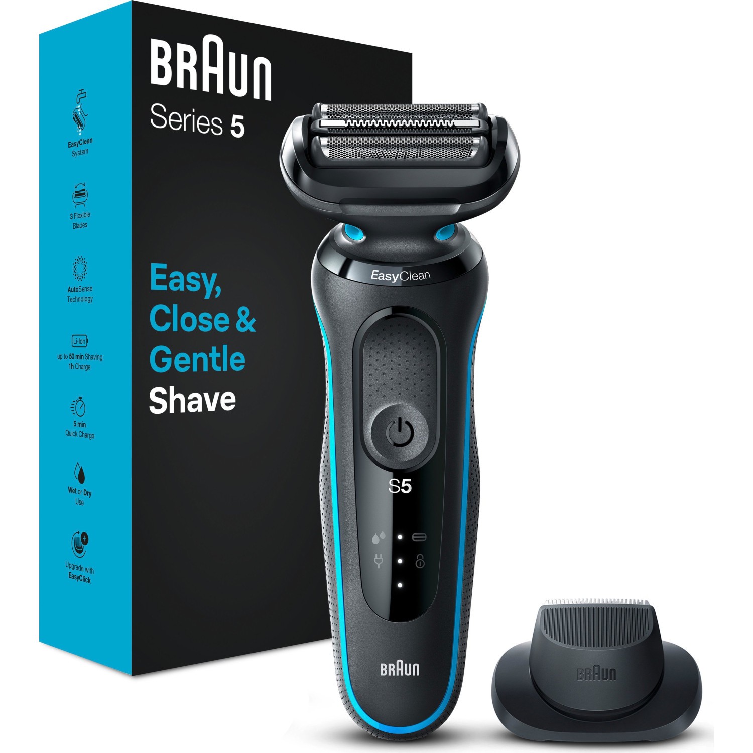 Braun Series 5 51-M1200s Elektrorasierer mit Präzisionstrimmer