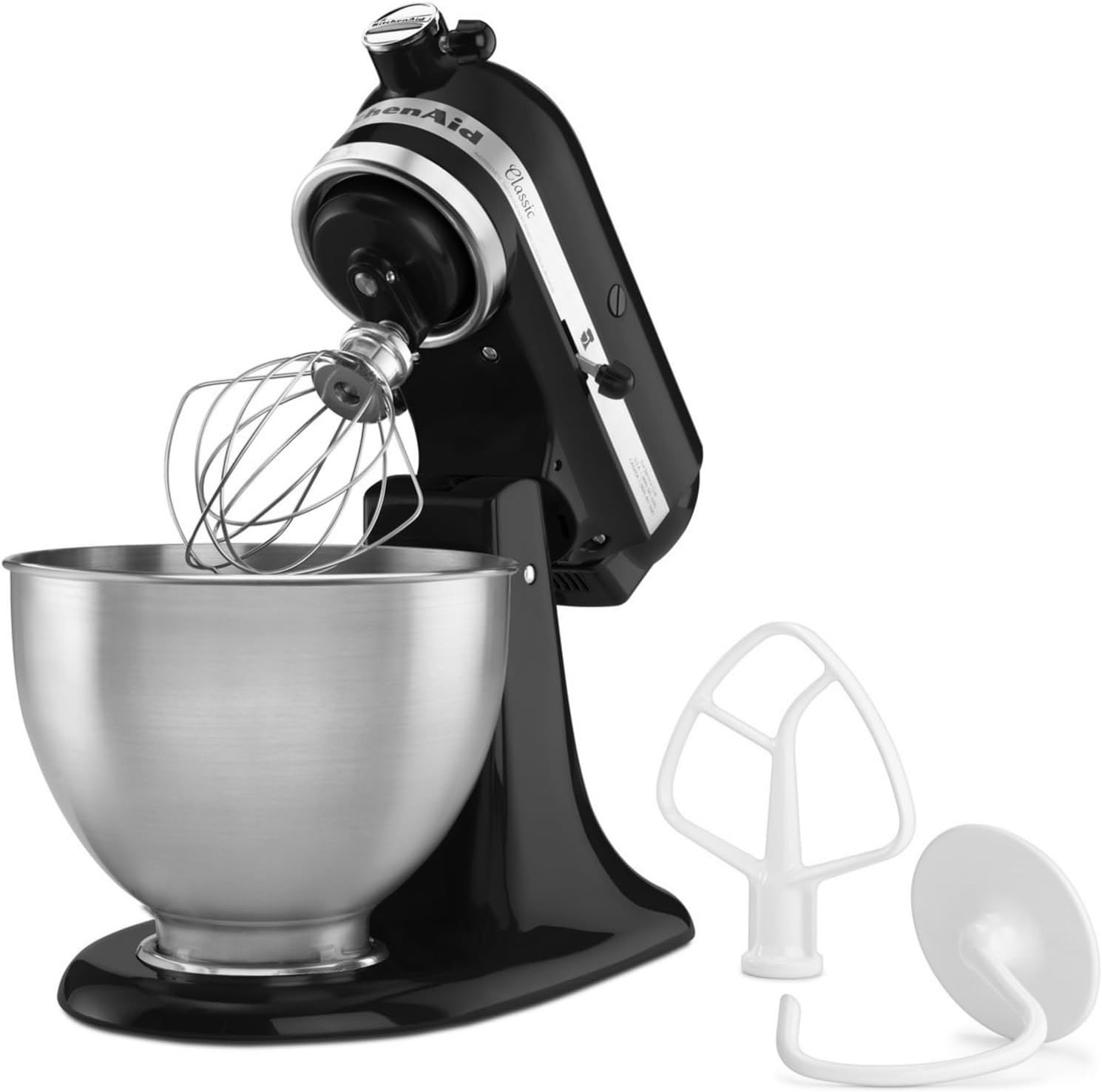 KitchenAid CLASSIC 4,3 L-Küchenmaschinen mit kippbarem Motorkopf, 4.3 L, schwarz