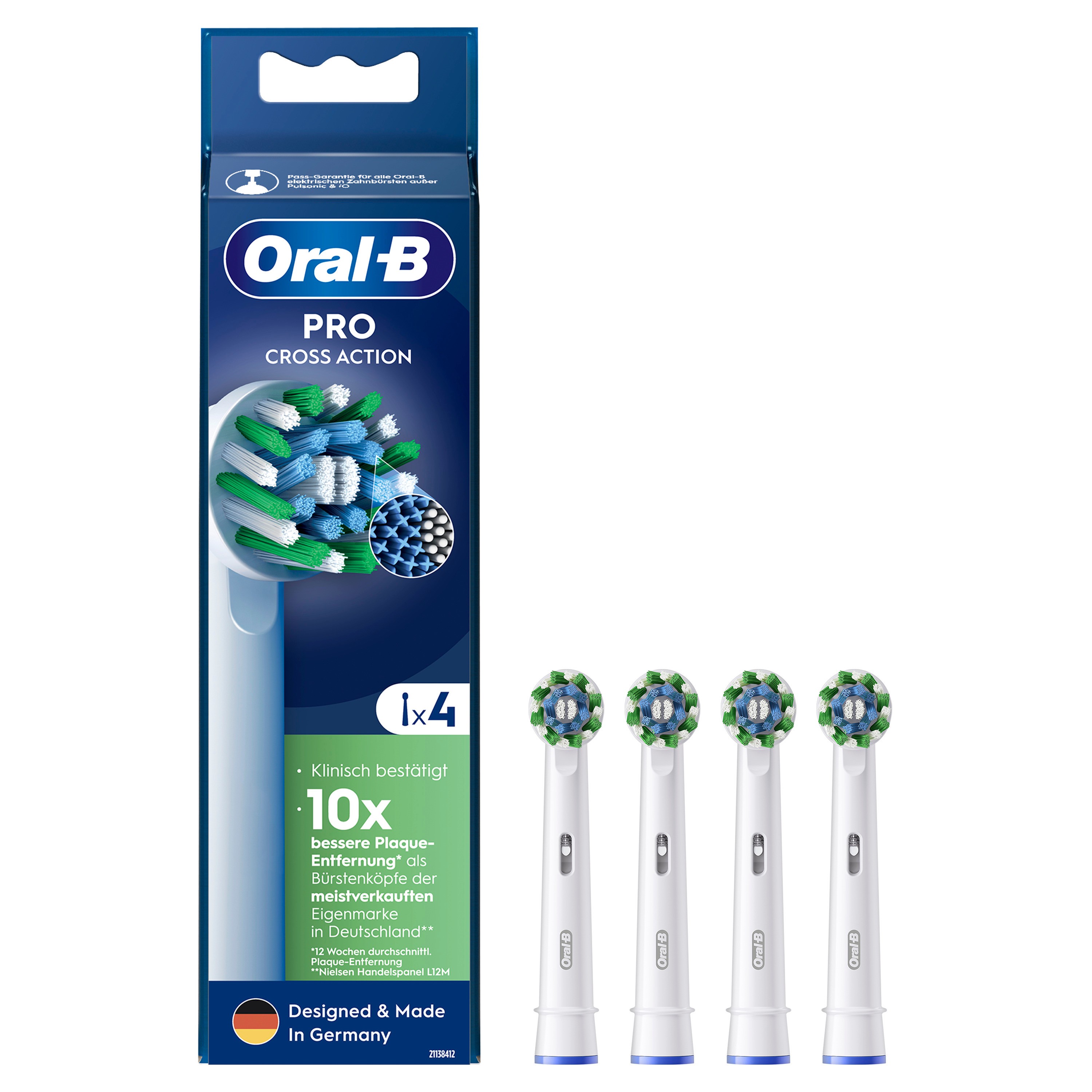 Oral-B EB50RX-4 Pro CrossAction Ersatzbürsten