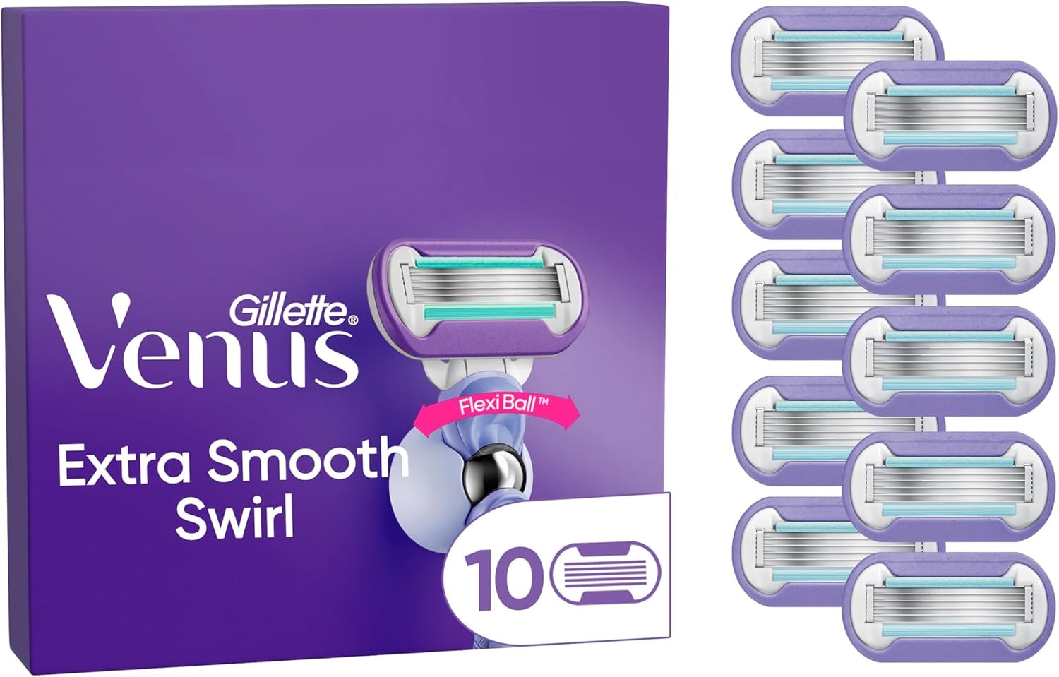 Gillette Venus Deluxe Smooth Swirl 10er