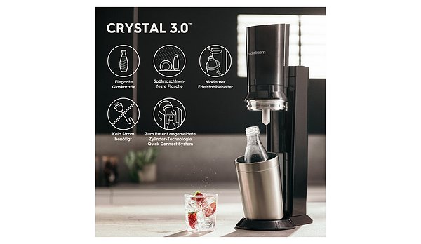 Sodastream Crystal 3.0 Umsteiger o. CO2-Zylinder
