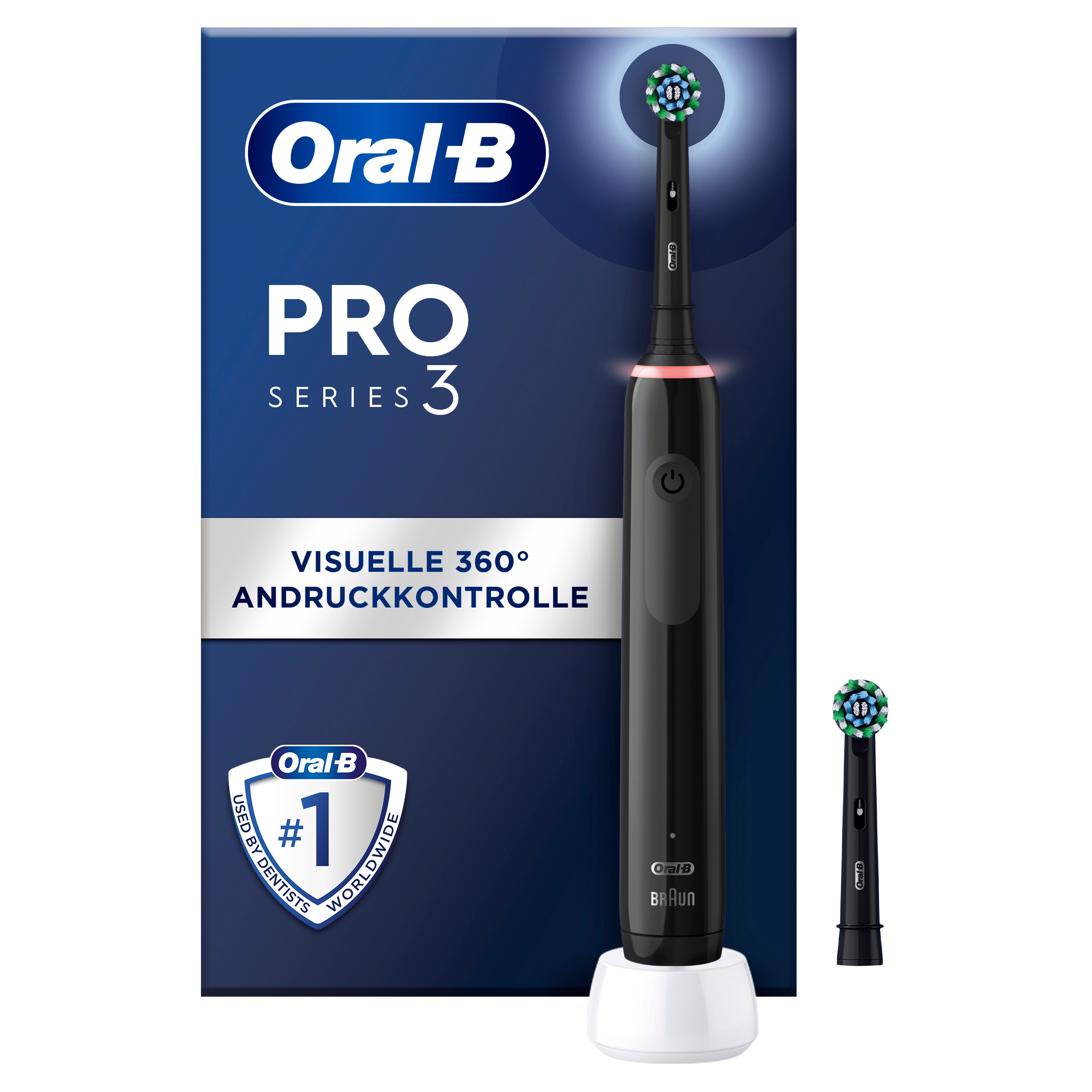 Oral-B Pro 3 3000 Cross Action Black Edition JAS22 elektrische Zahnbürste 