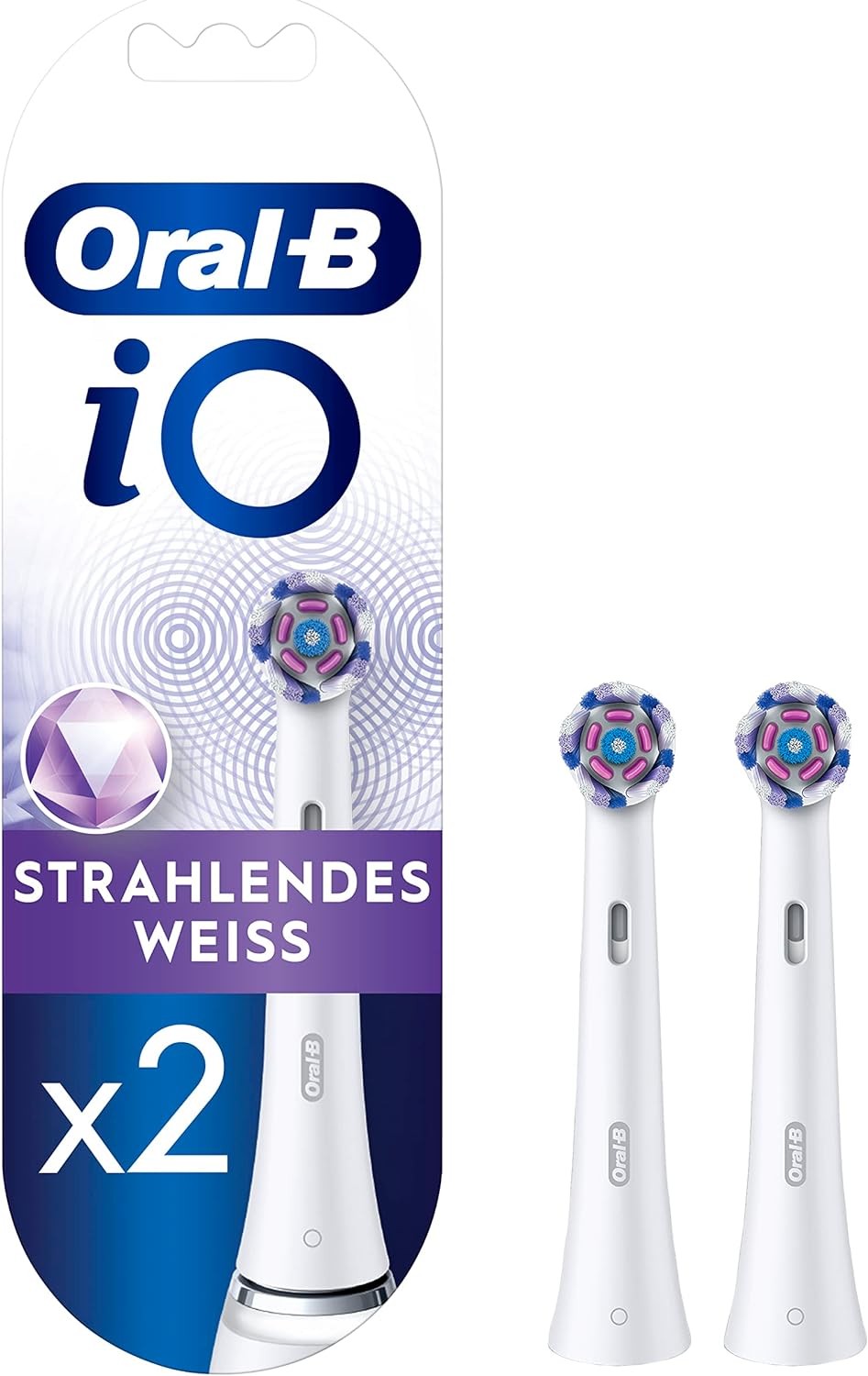 Oral-B iO Radiant White 2er Aufsteckbürsten